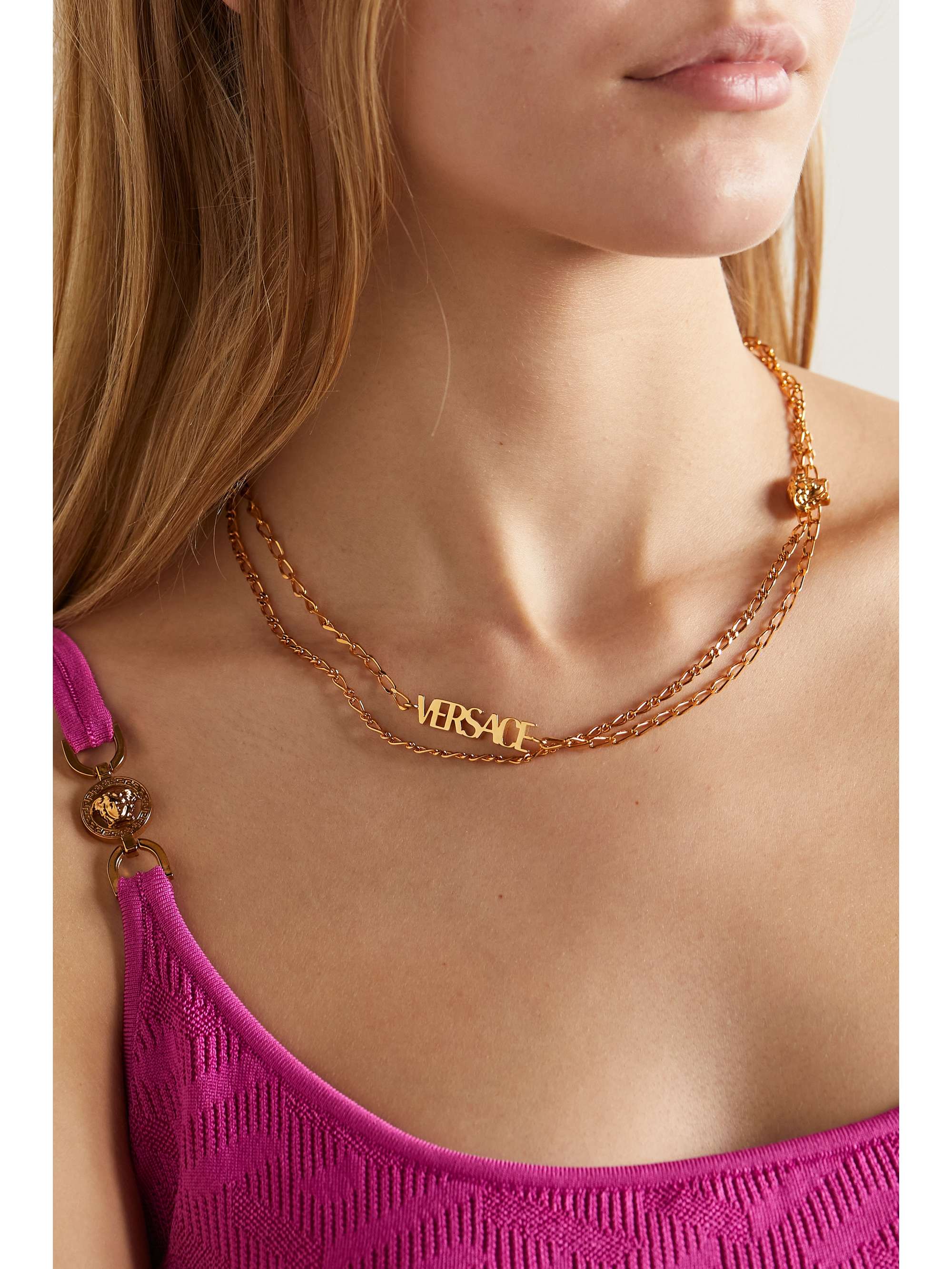 VERSACE Gold-tone necklace