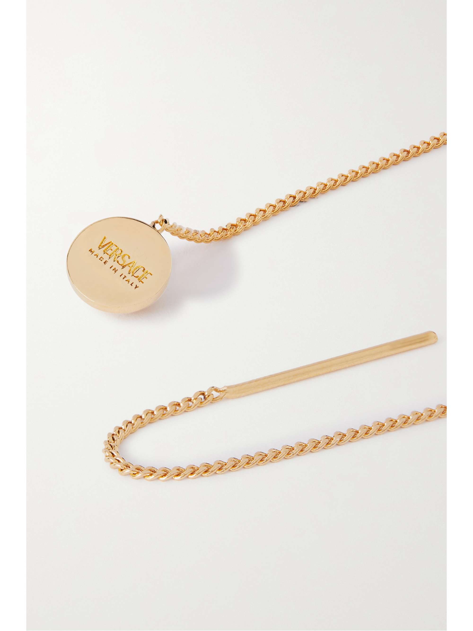 VERSACE Medusa gold-tone earrings
