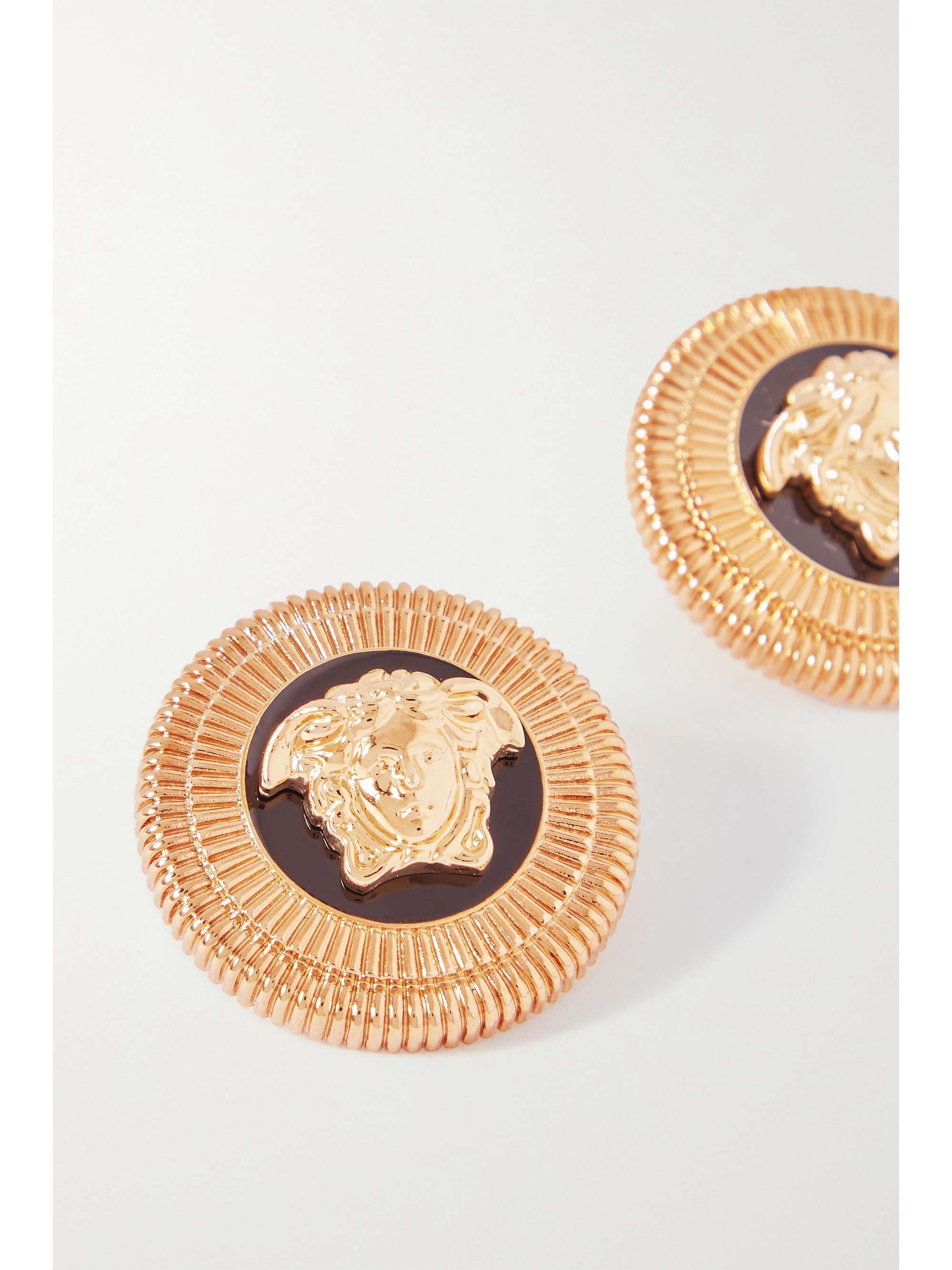 VERSACE Medusa gold-tone earrings