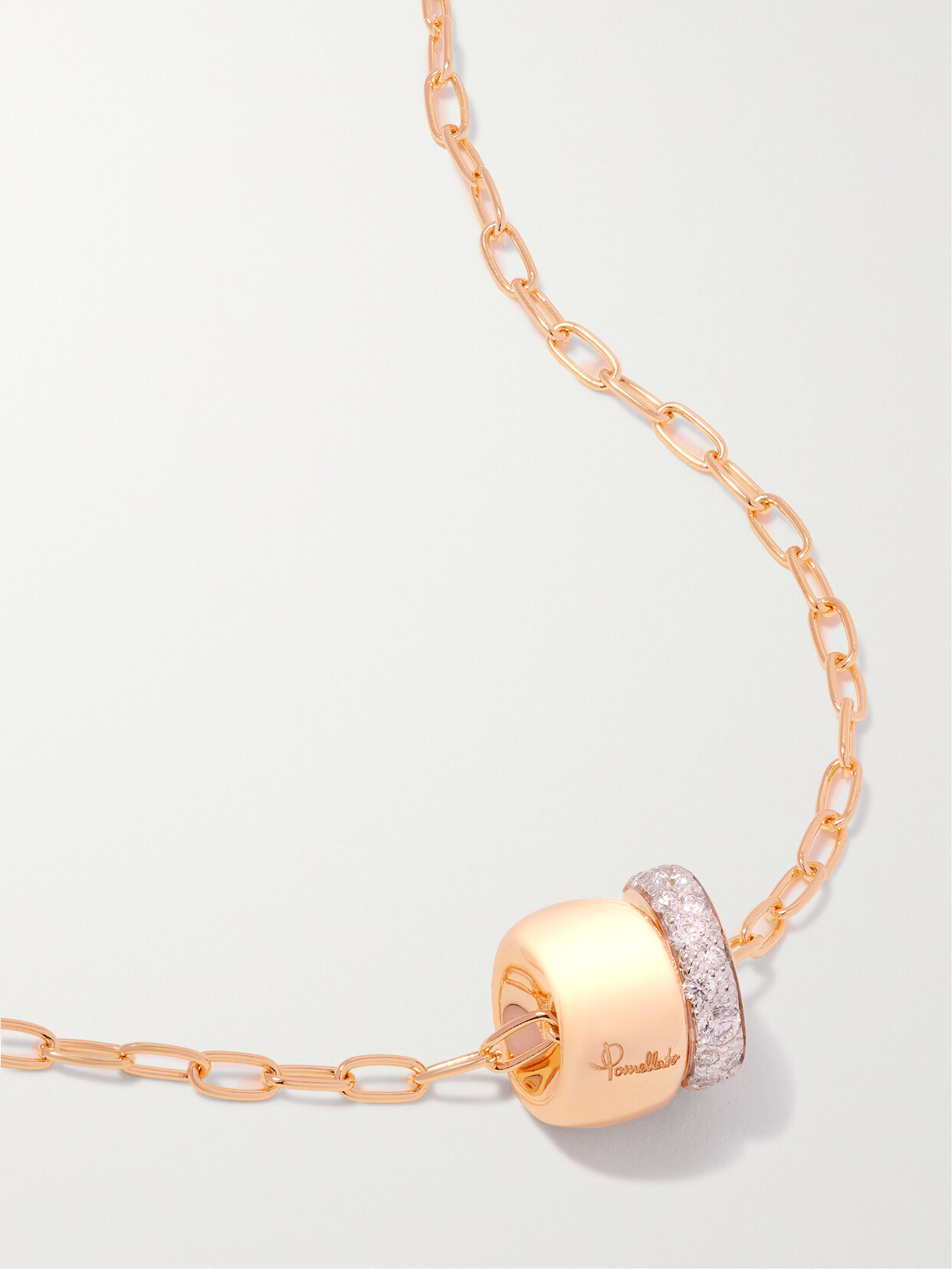Pomellato Iconica 18-karat Rose Gold Diamond Necklace
