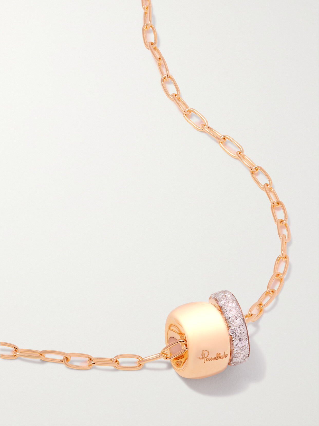 Pomellato Iconica 18-karat Rose Gold Diamond Necklace