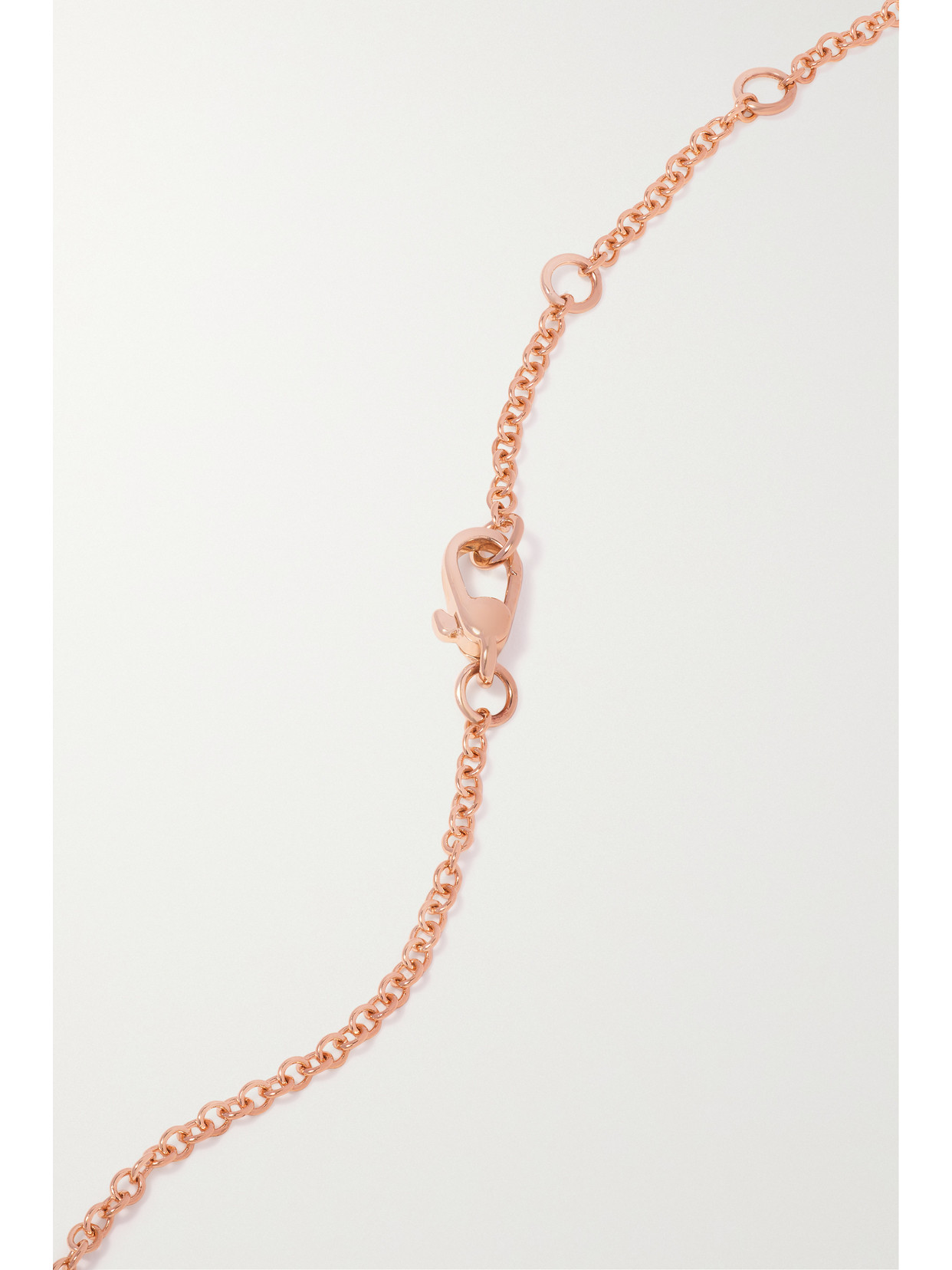 Shop Pomellato Nudo 18-karat Rose And White Gold Diamond Necklace