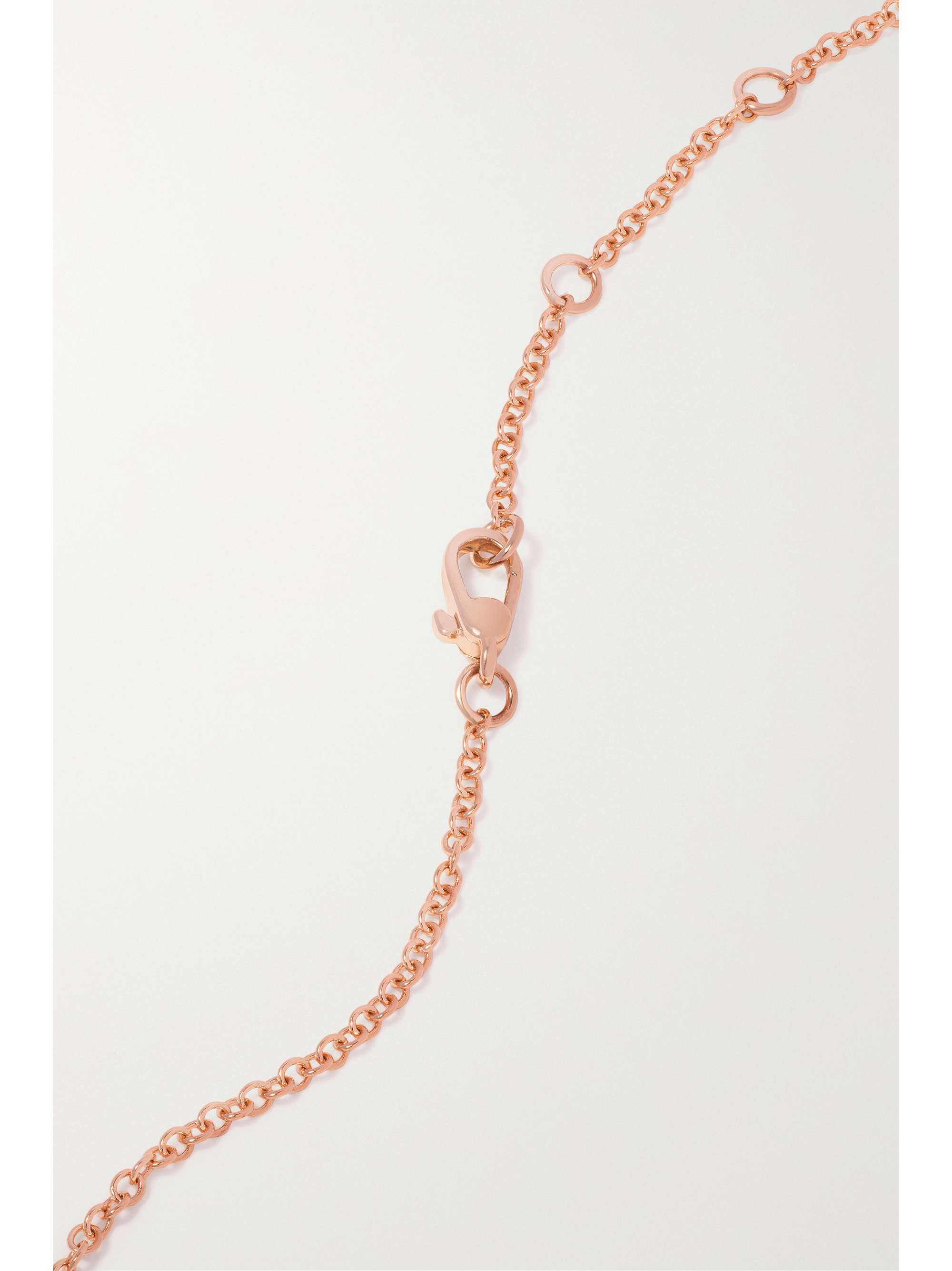 POMELLATO Nudo 18-karat rose and white gold diamond necklace