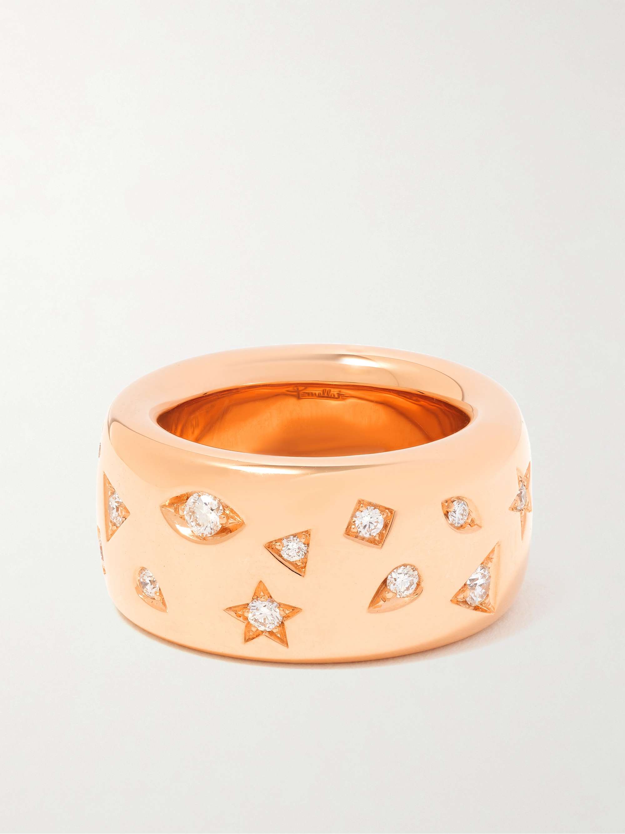 POMELLATO Iconica 18-karat rose gold diamond ring