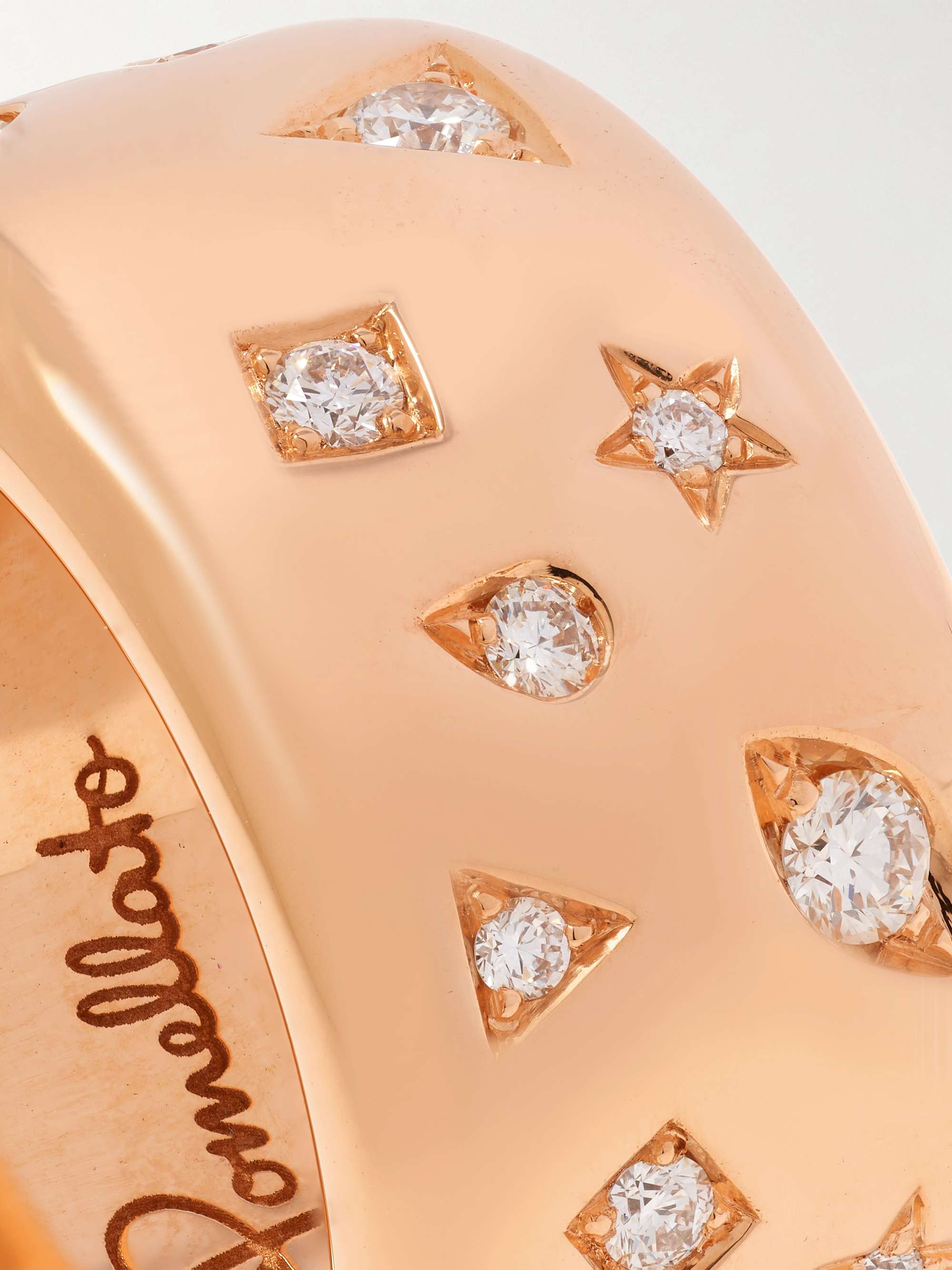 POMELLATO Iconica 18-karat rose gold diamond ring