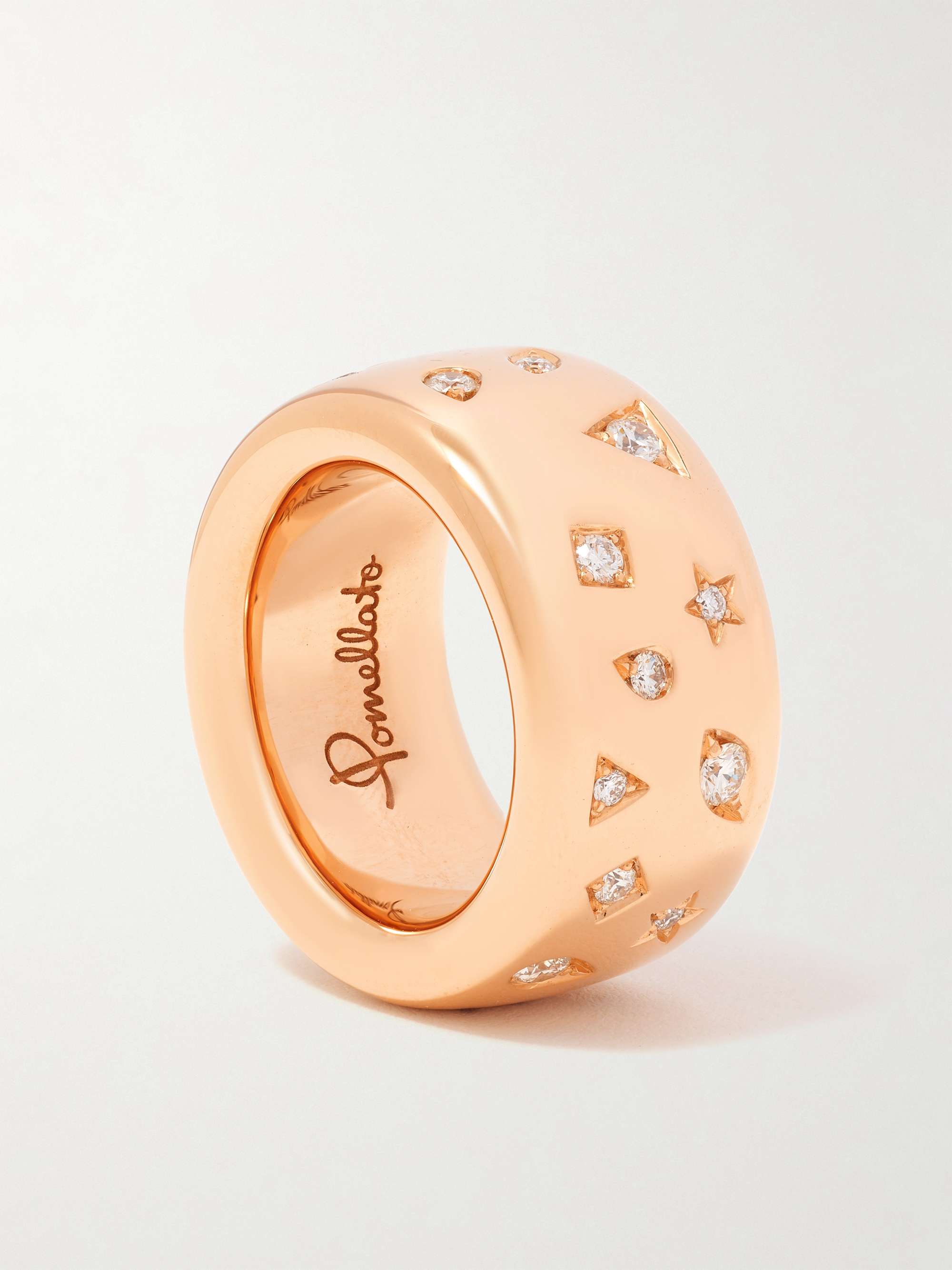 POMELLATO Iconica 18-karat rose gold diamond ring