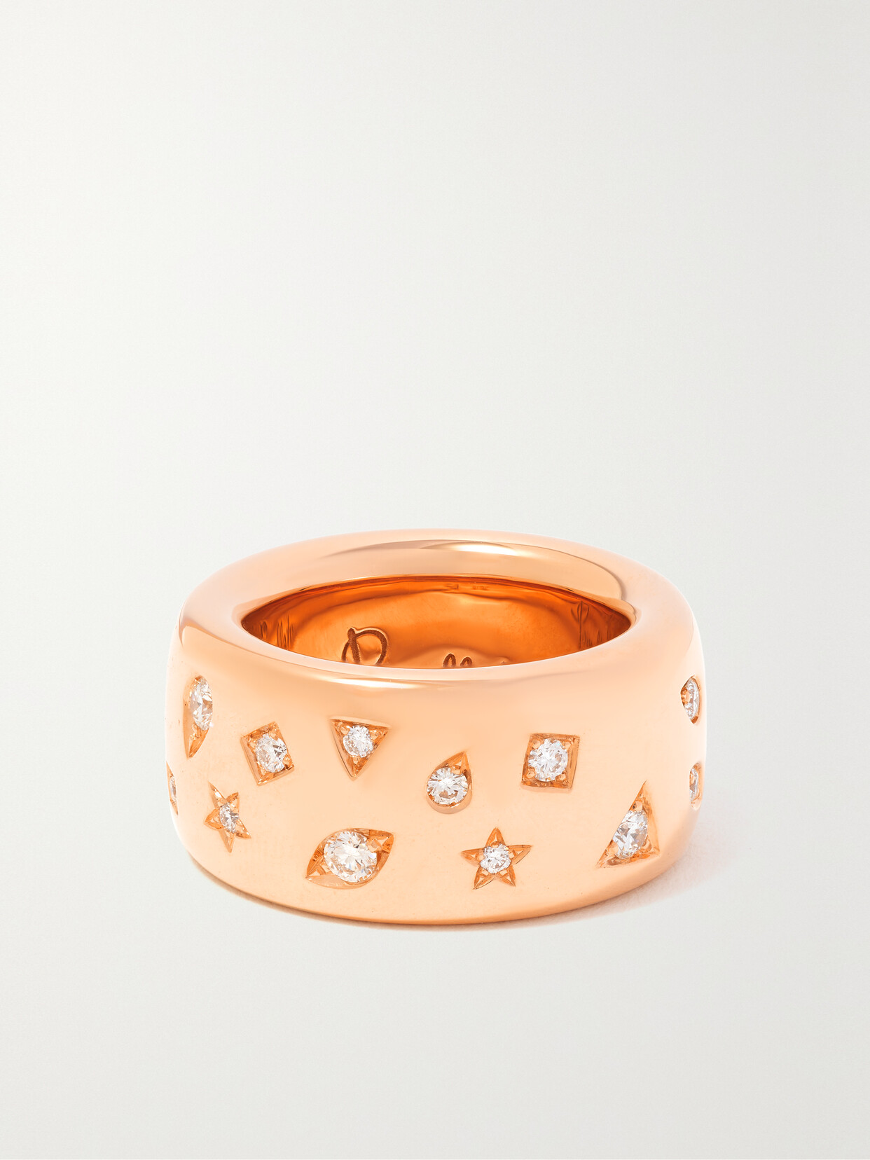 Pomellato - Iconica 18-karat Rose Gold Diamond Ring - 54