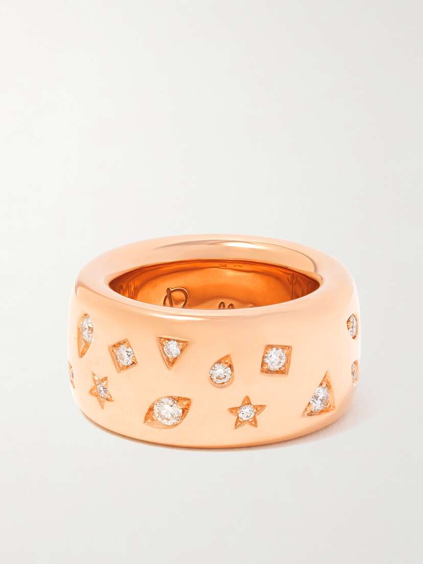 Pomellato Iconica 18-karat Rose Gold Diamond Ring