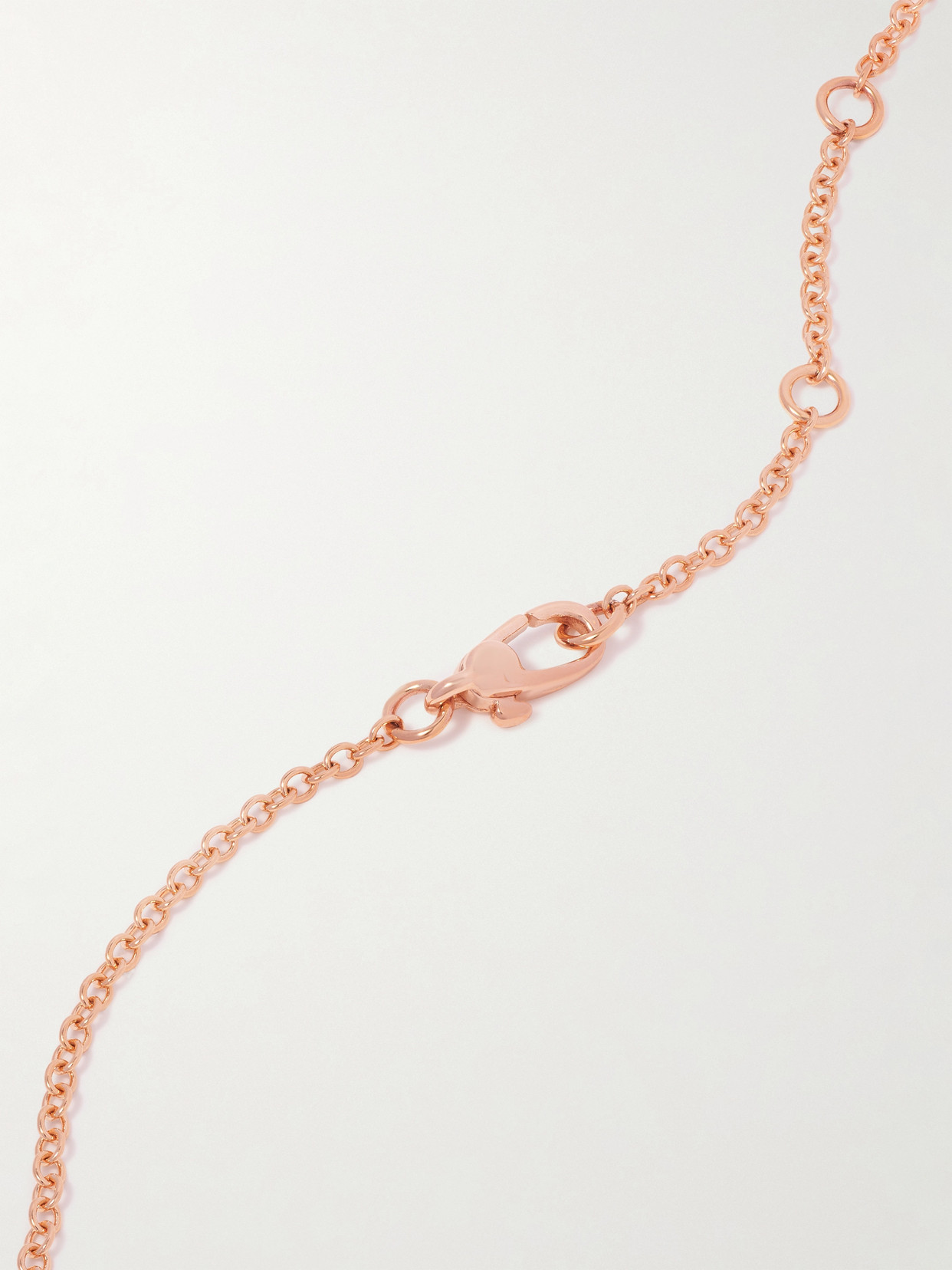 Shop Pomellato Nudo 18-karat Rose Gold, Quartz And Chalcedony Doublet Necklace