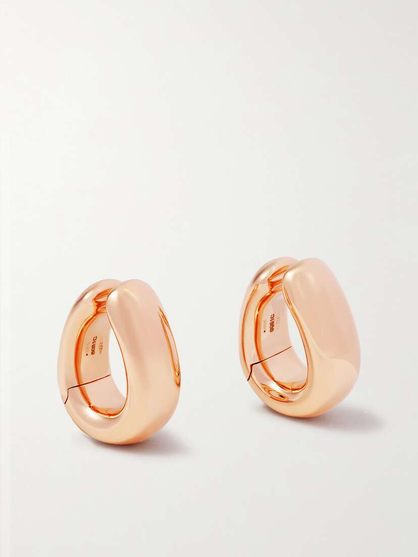 Pomellato Iconica 18-karat Rose Gold Clip Earrings