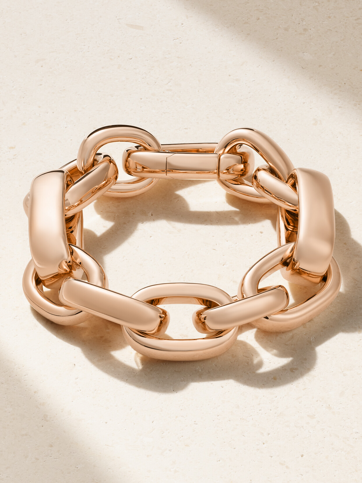 Pomellato Iconica 18-karat Rose Gold Bracelet In Burgundy