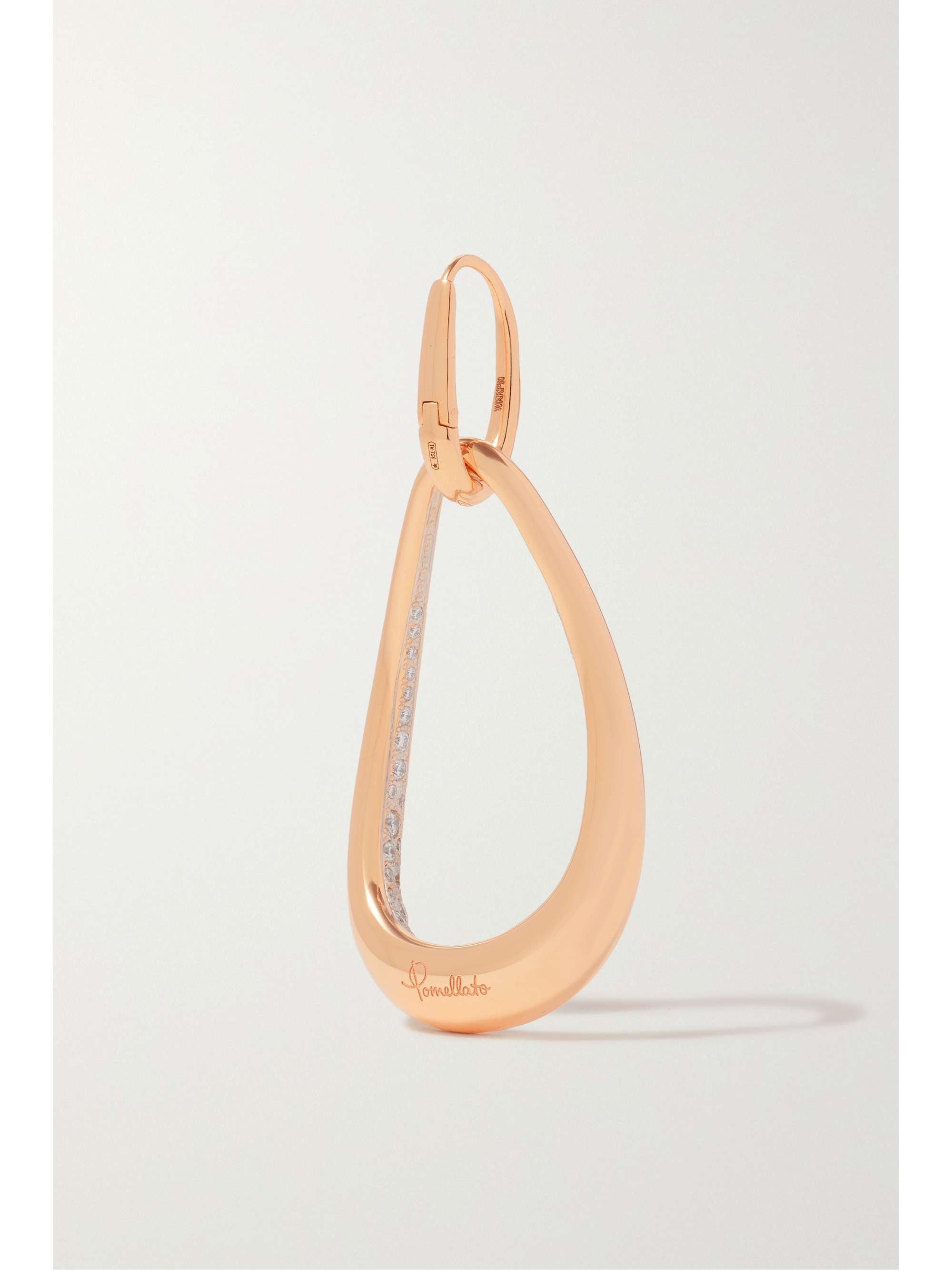 POMELLATO Fantina 18-karat rose gold diamond earrings