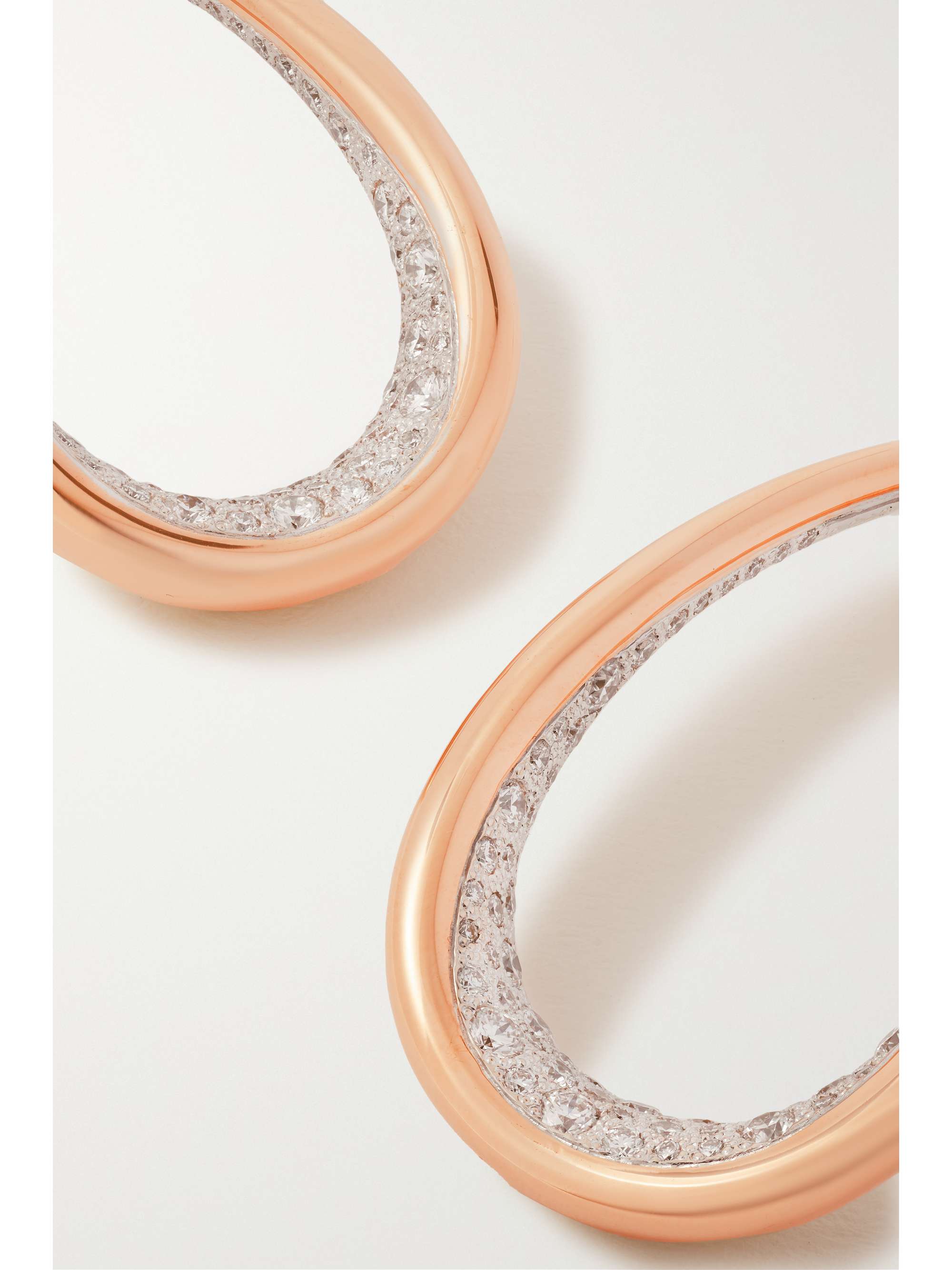POMELLATO Fantina 18-karat rose gold diamond earrings