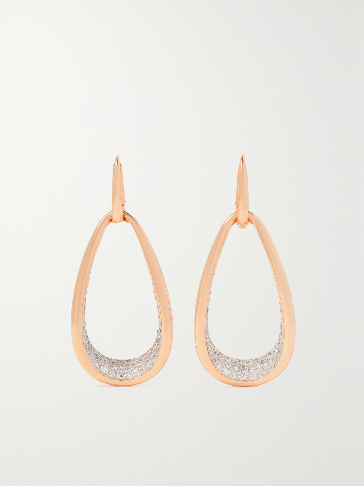 Pomellato Fantina 18-karat Rose Gold Diamond Earrings