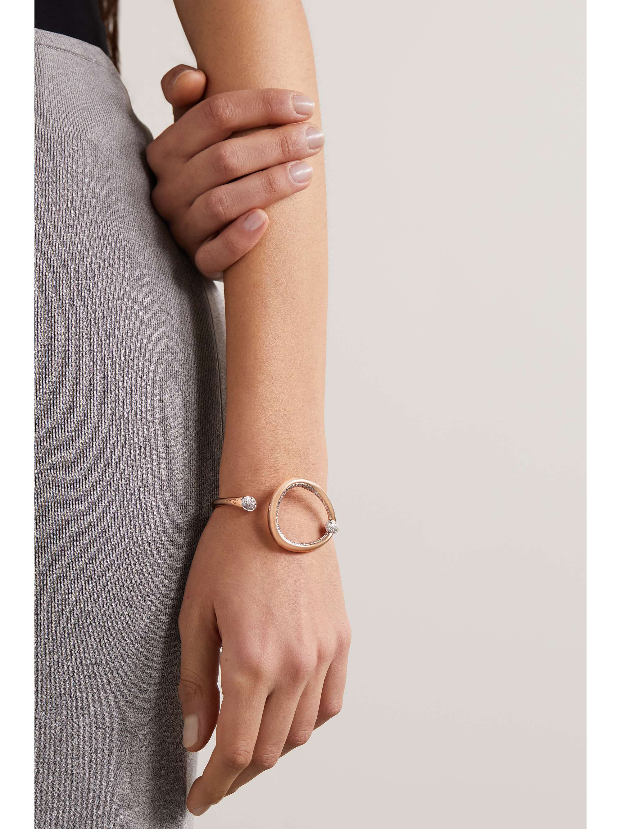 POMELLATO Fantina 18-karat rose gold diamond cuff