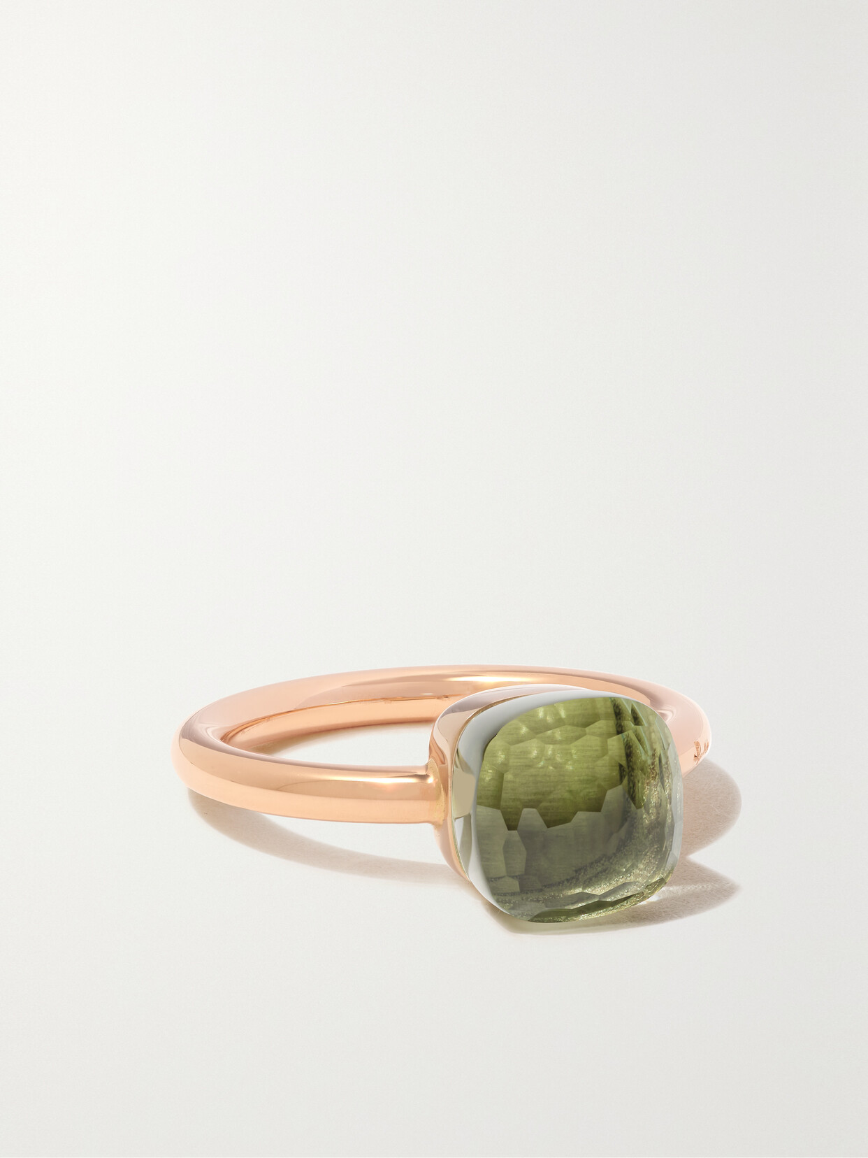 Pomellato Nudo Petit 18-karat Rose Gold Prasiolite Ring