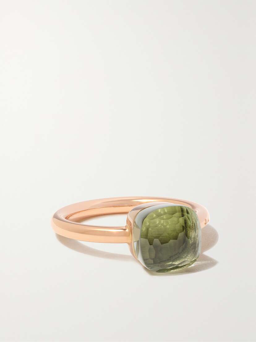 Pomellato Nudo Petit 18-karat Rose Gold Prasiolite Ring