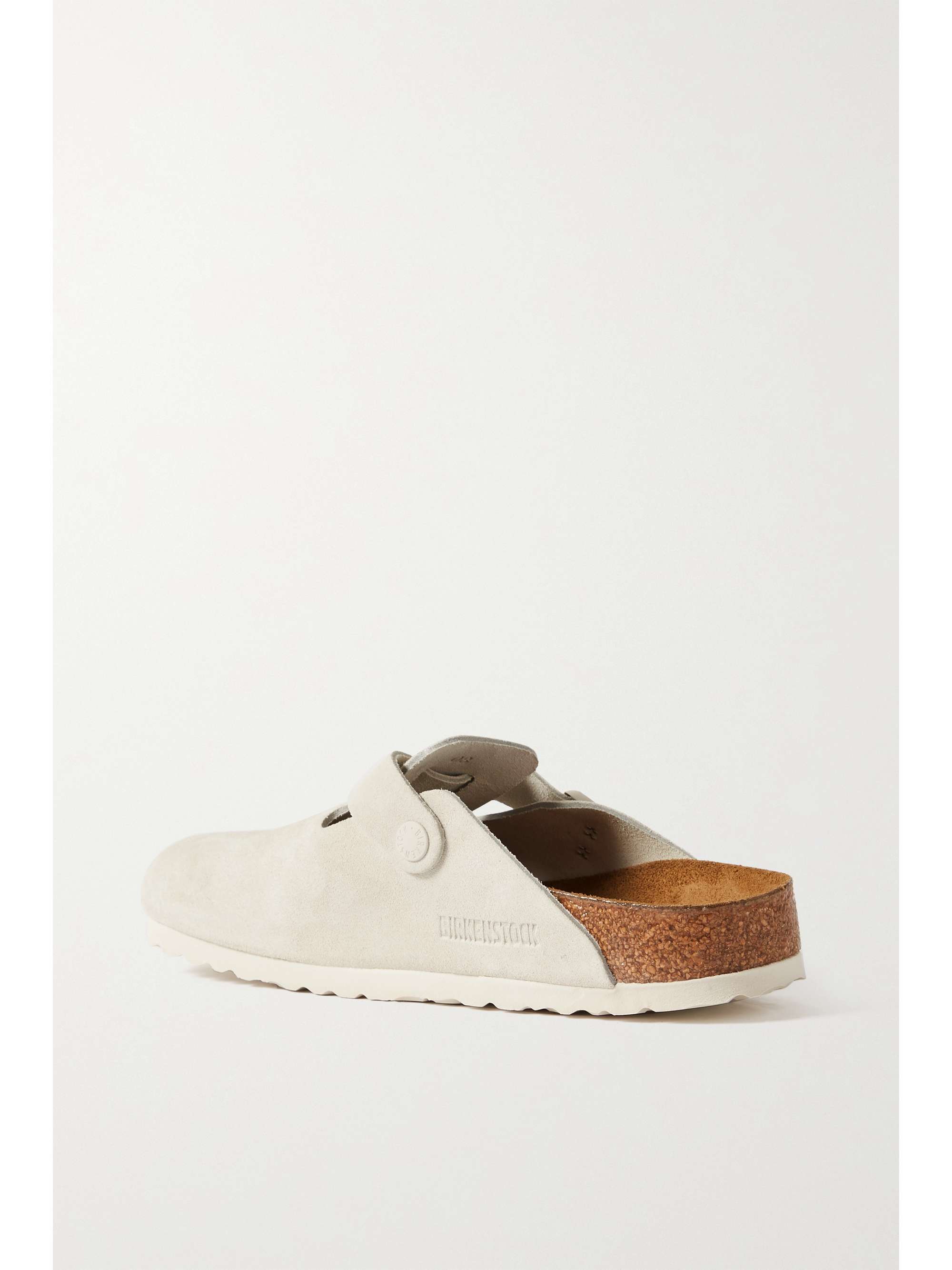 BIRKENSTOCK Boston suede clogs