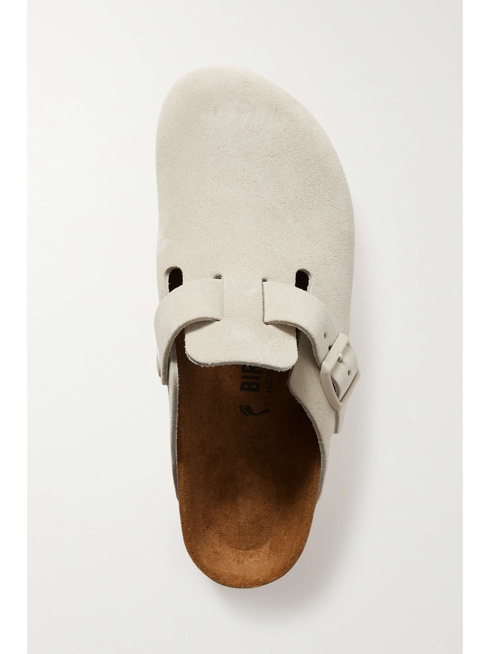 BIRKENSTOCK Boston suede clogs