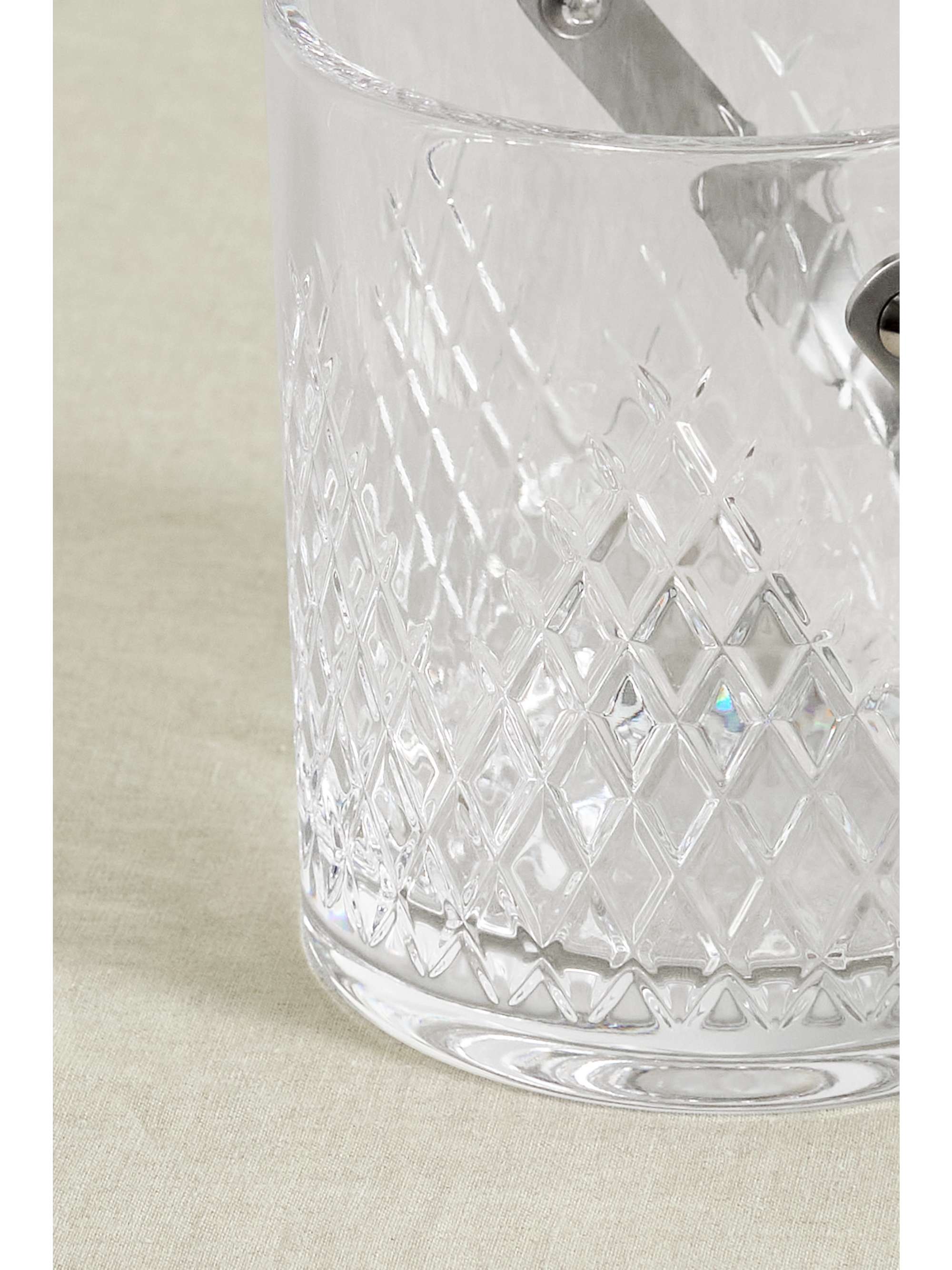 SOHO HOME Barwell stainless steel and crystal ice bucket NETAPORTER
