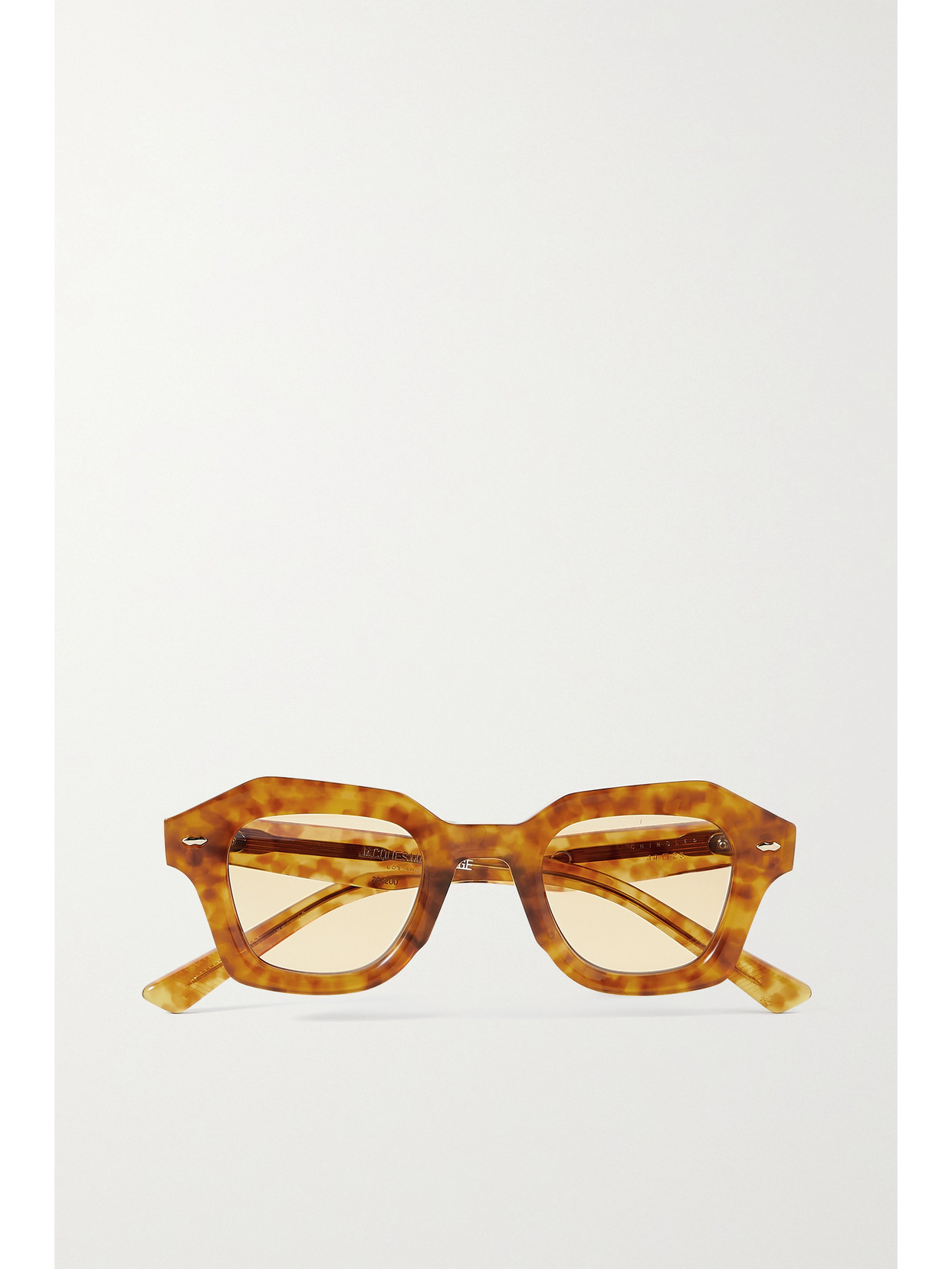 Jacques Marie Mage Schindler D-frame Tortoiseshell Acetate Sunglasses