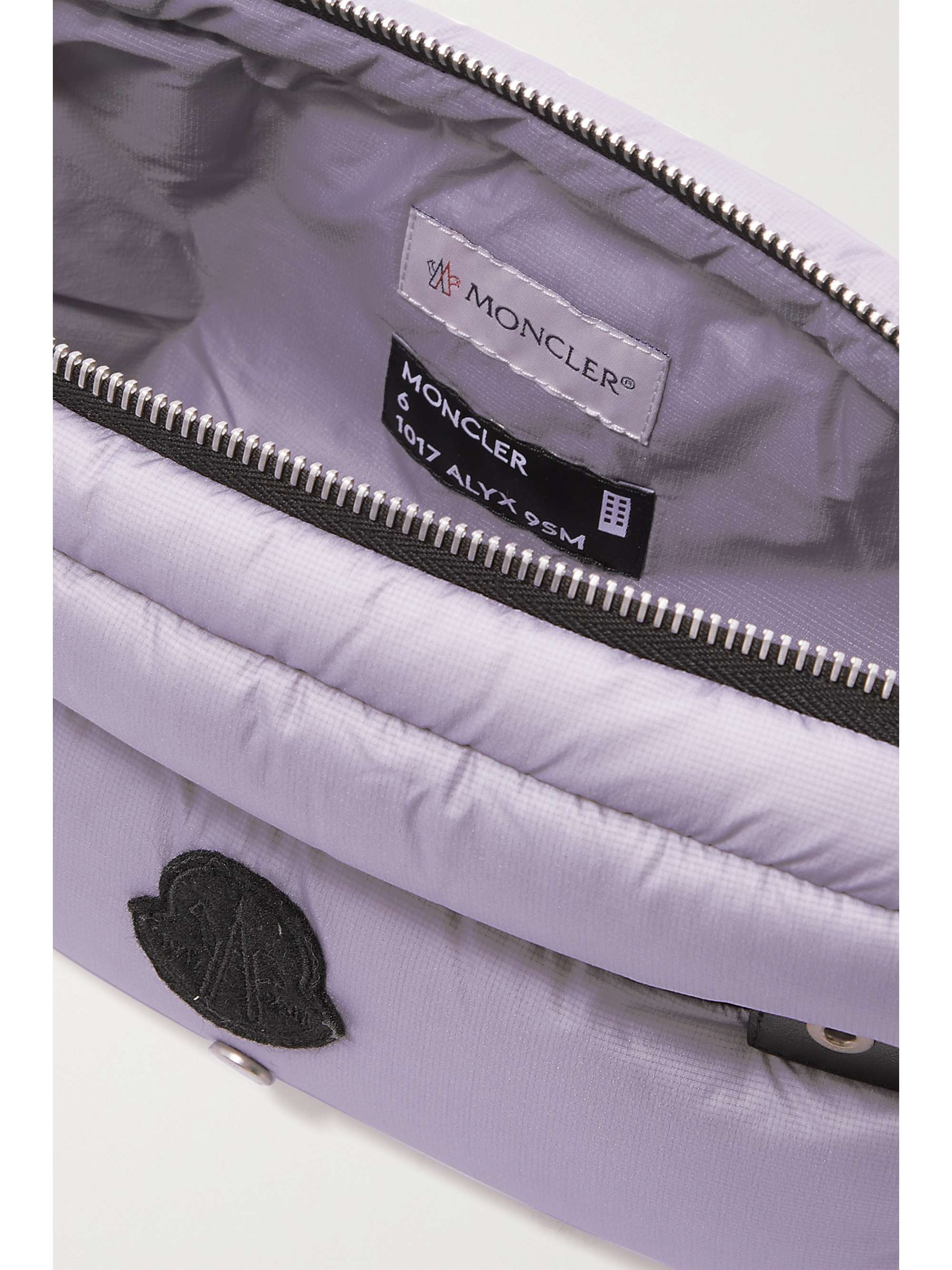MONCLER GENIUS + 1017 ALYX 9SM padded ripstop down belt bag