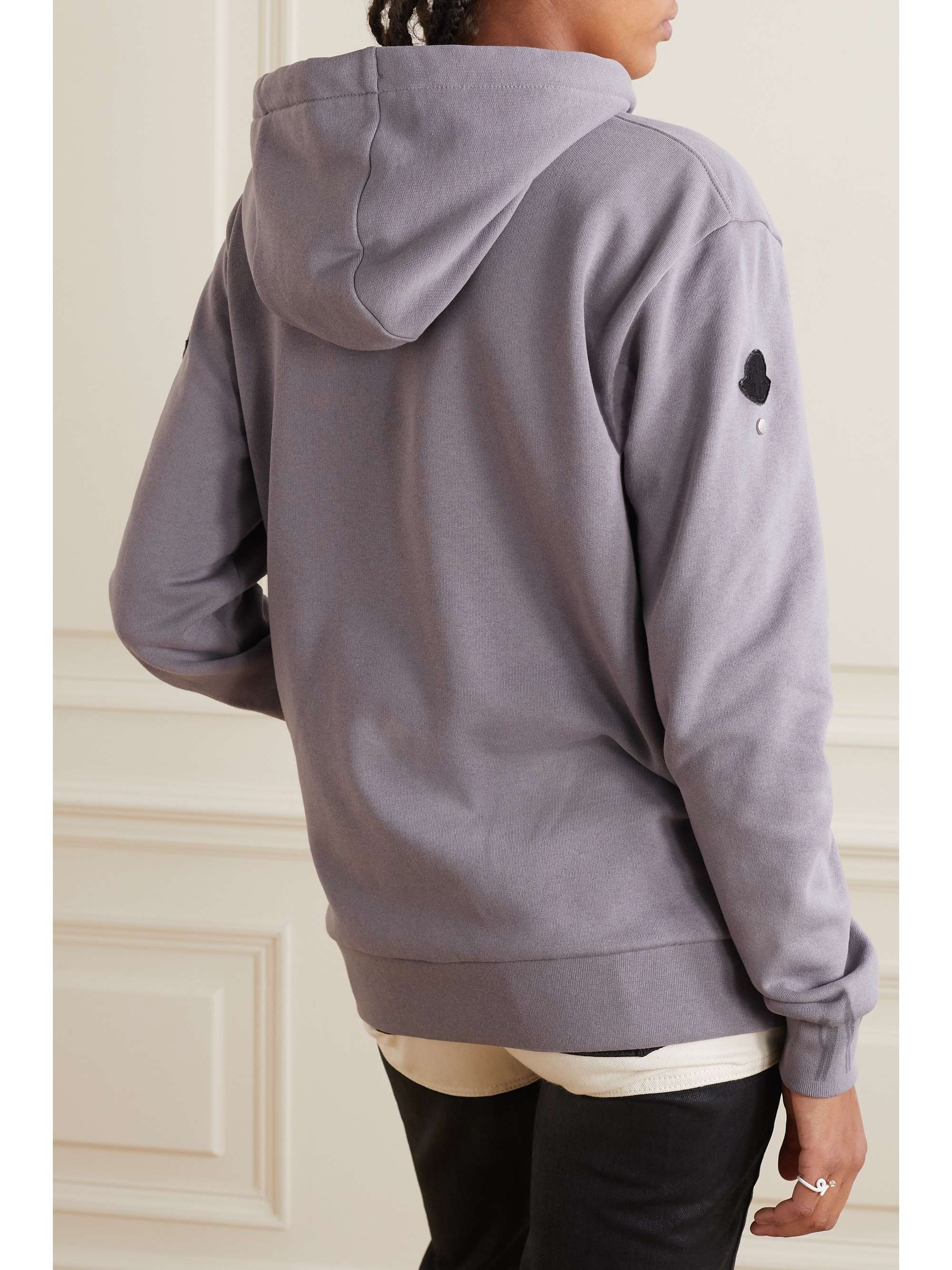 MONCLER GENIUS + 1017 ALYX 9SM Hoodie aus Jersey aus einer Baumwollmischung mit Print