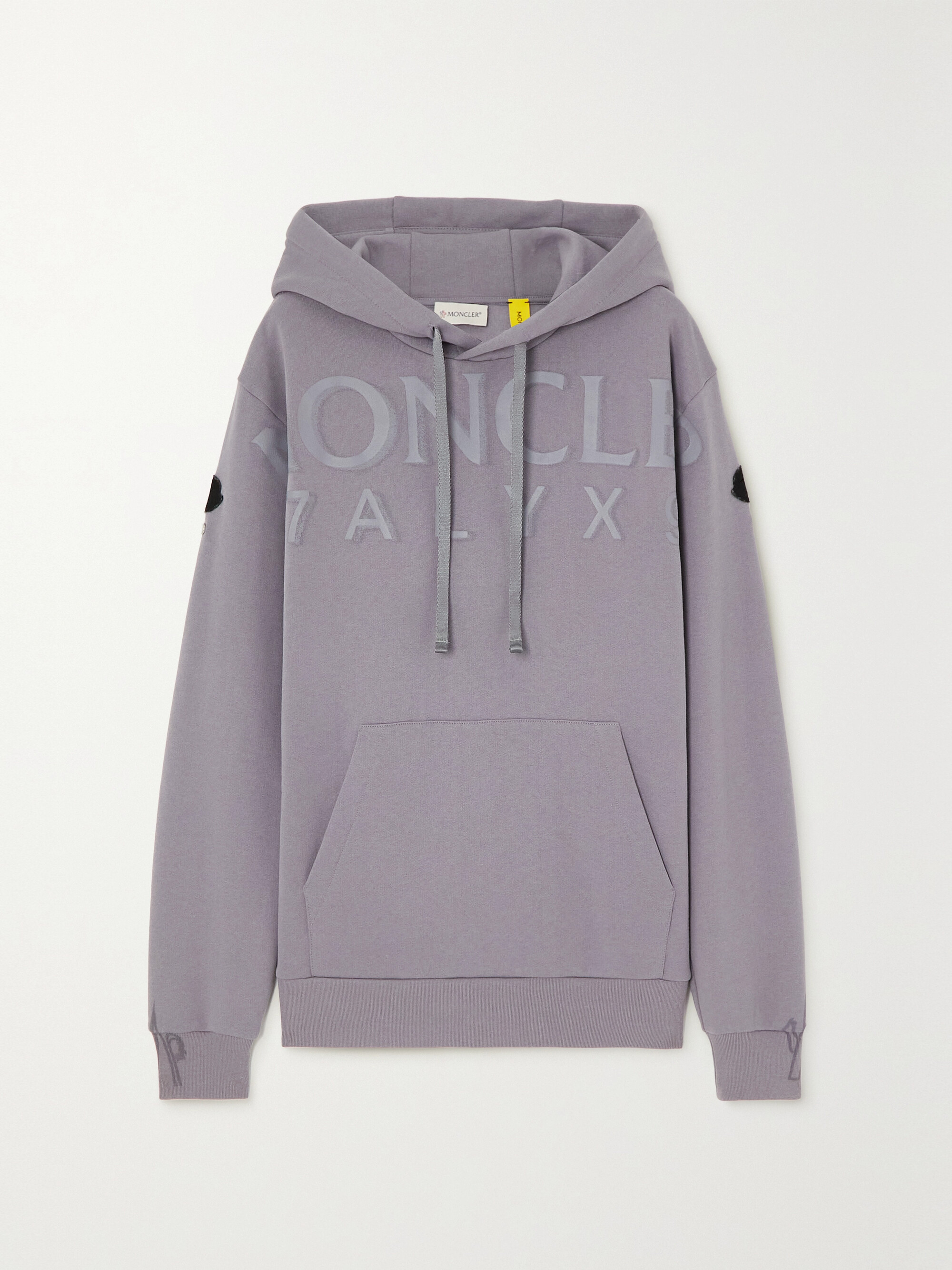 MONCLER GENIUS + 1017 ALYX 9SM printed cotton-blend jersey hoodie thumbnail