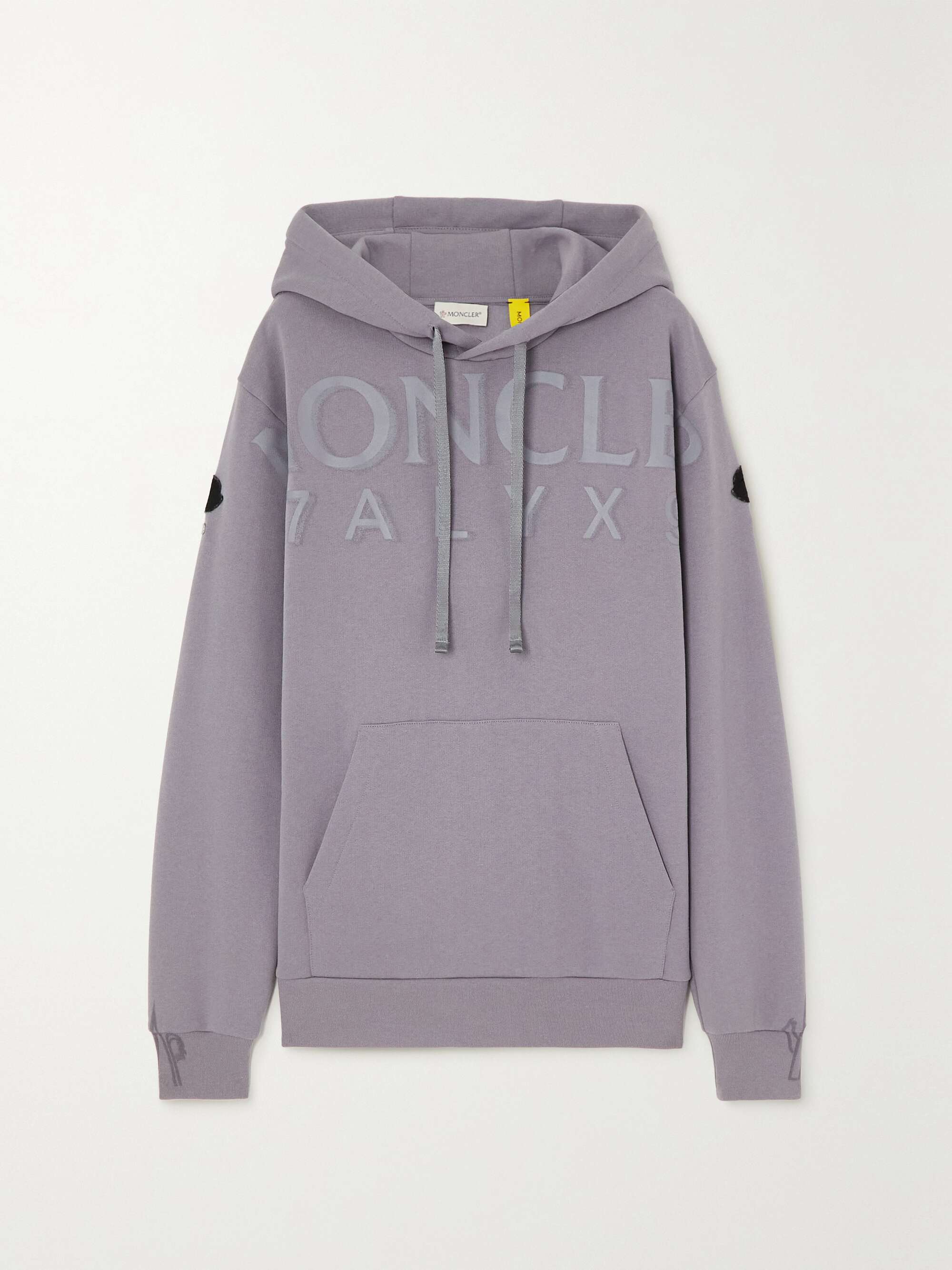 MONCLER GENIUS + 1017 ALYX 9SM printed cotton-blend jersey hoodie | NET ...