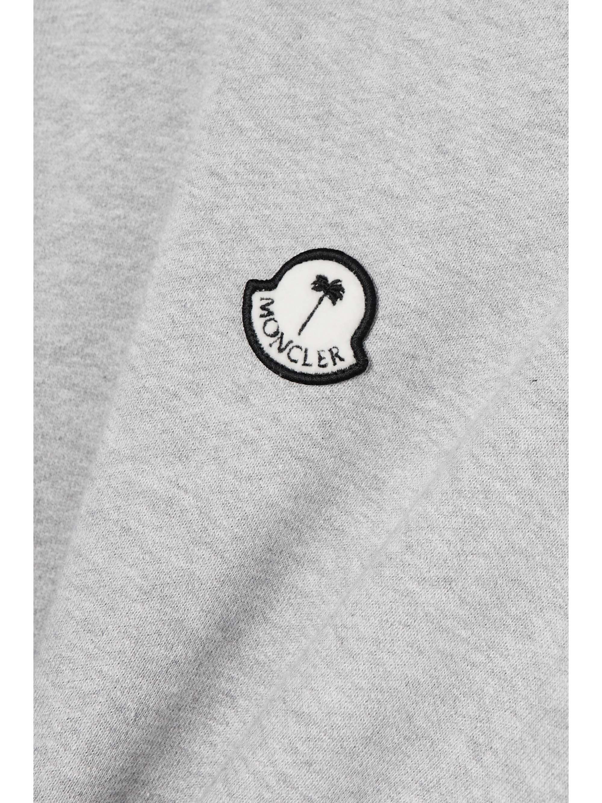 MONCLER GENIUS + Palm Angels appliquéd cotton-jersey hoodie