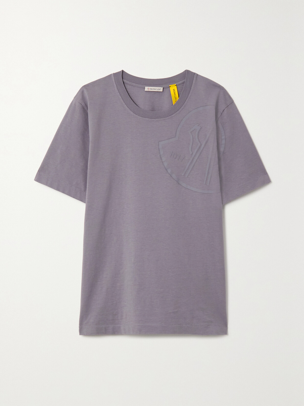 Moncler Genius + 1017 Alyx 9sm Printed Cotton-jersey T-shirt In Gray