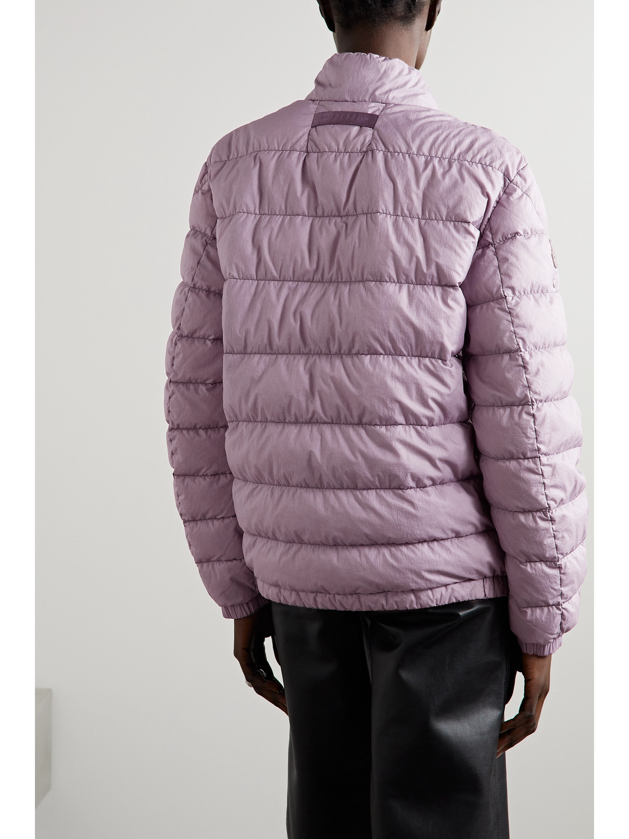 Shop Moncler Genius + 1017 Alyx 9sm Mahondin Quilted Shell Down Jacket In Purple