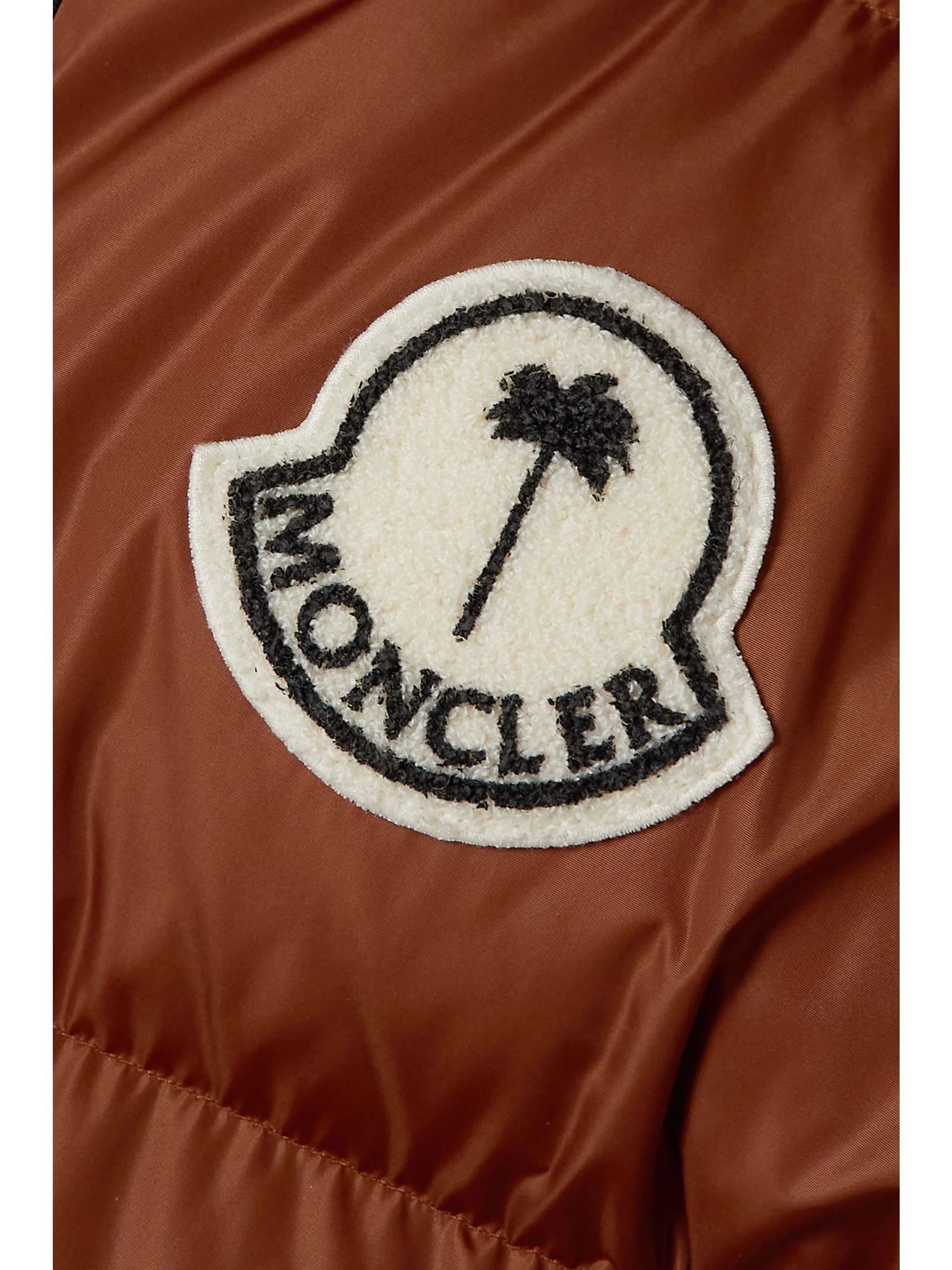 MONCLER GENIUS + 8 Palm Angels Nevin quilted two-tone shell down jacket