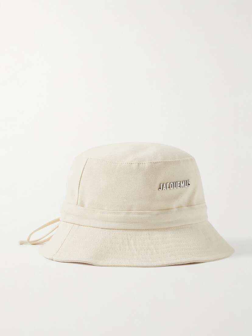 Jacquemus Le Bob Gadjo Embellished Cotton-canvas Bucket Hat
