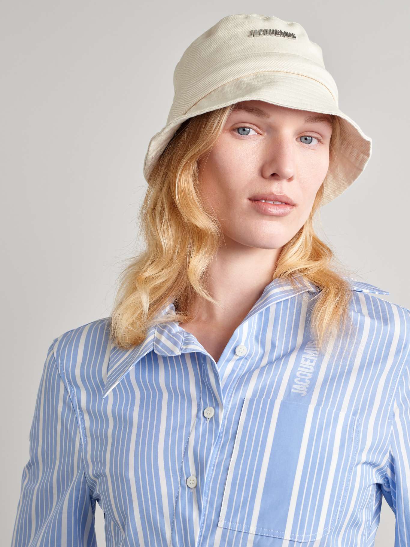 JACQUEMUS Le Bob Gadjo embellished cottoncanvas bucket hat NETAPORTER