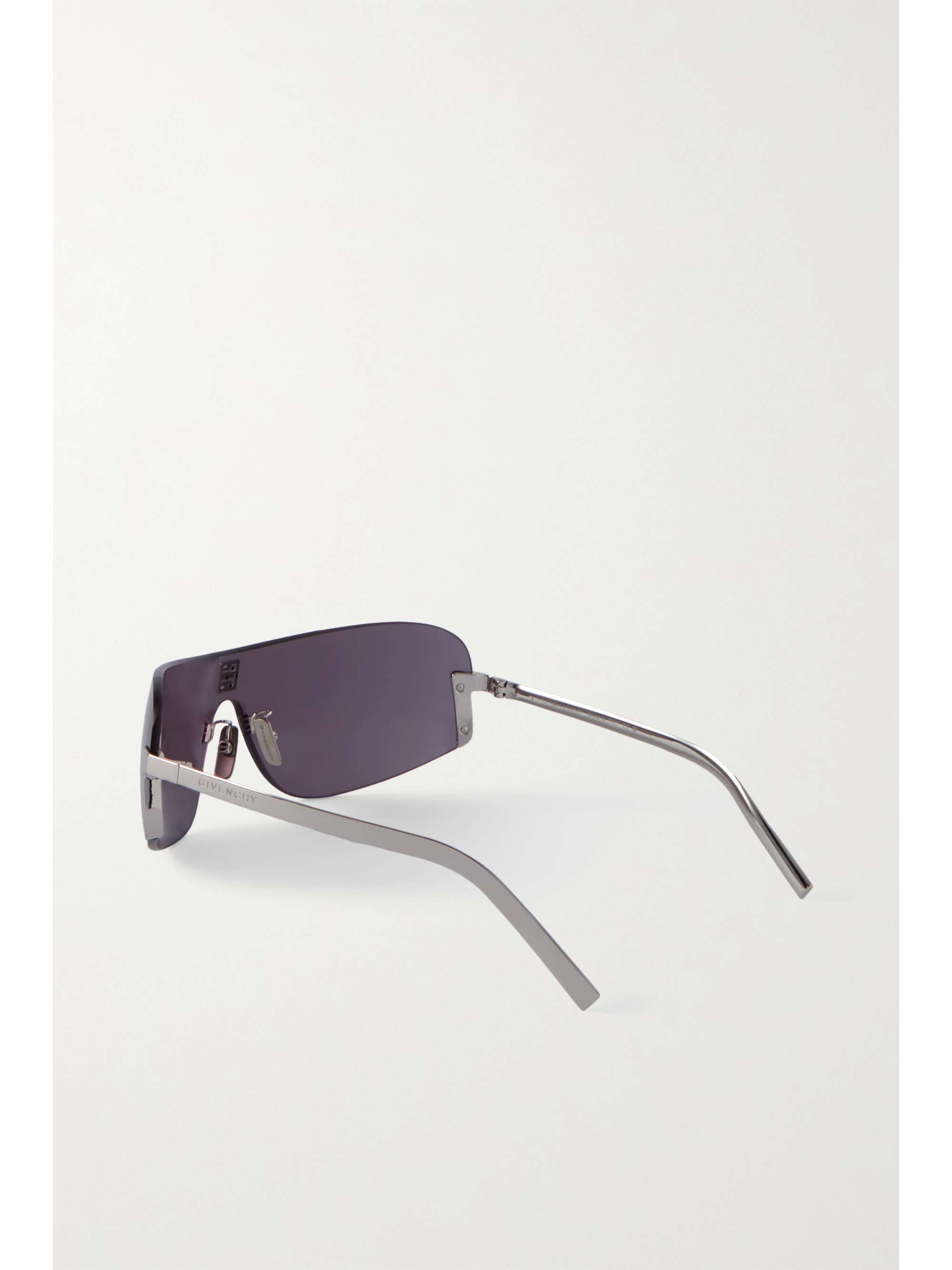 GIVENCHY EYEWEAR Aviator-style silver-tone sunglasses