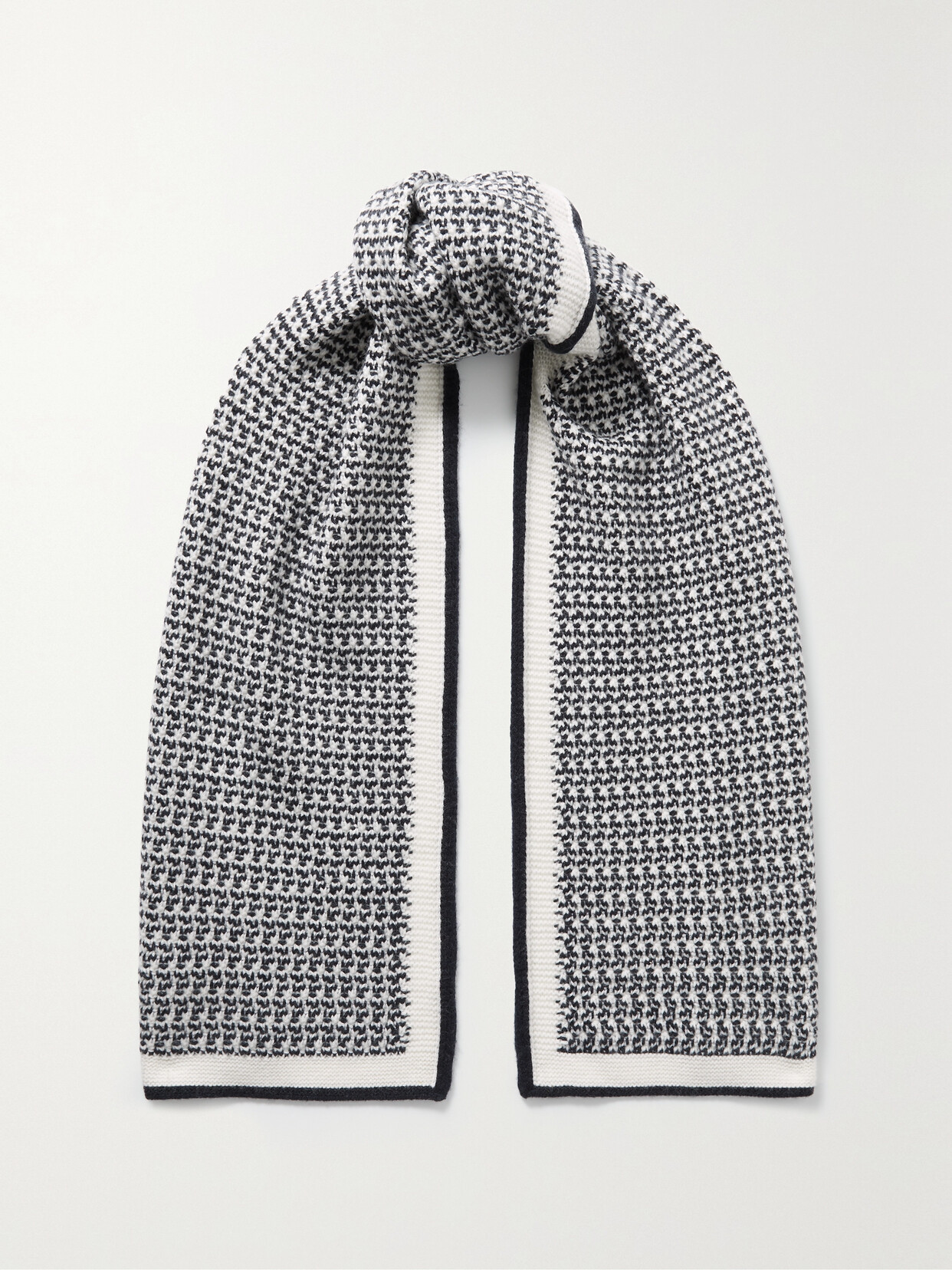 Arch4 - St Moritiz Cashmere-jacquard Scarf - Blue