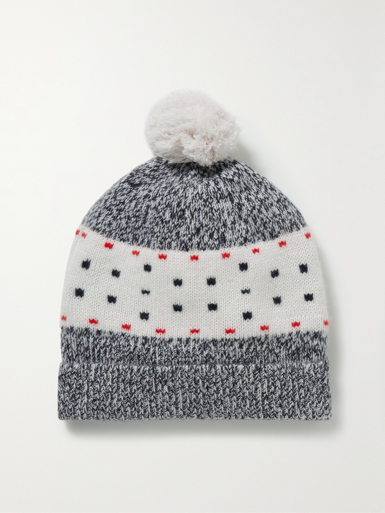 Arch4 - Saalbach Cashmere-jacquard Beanie - Ivory