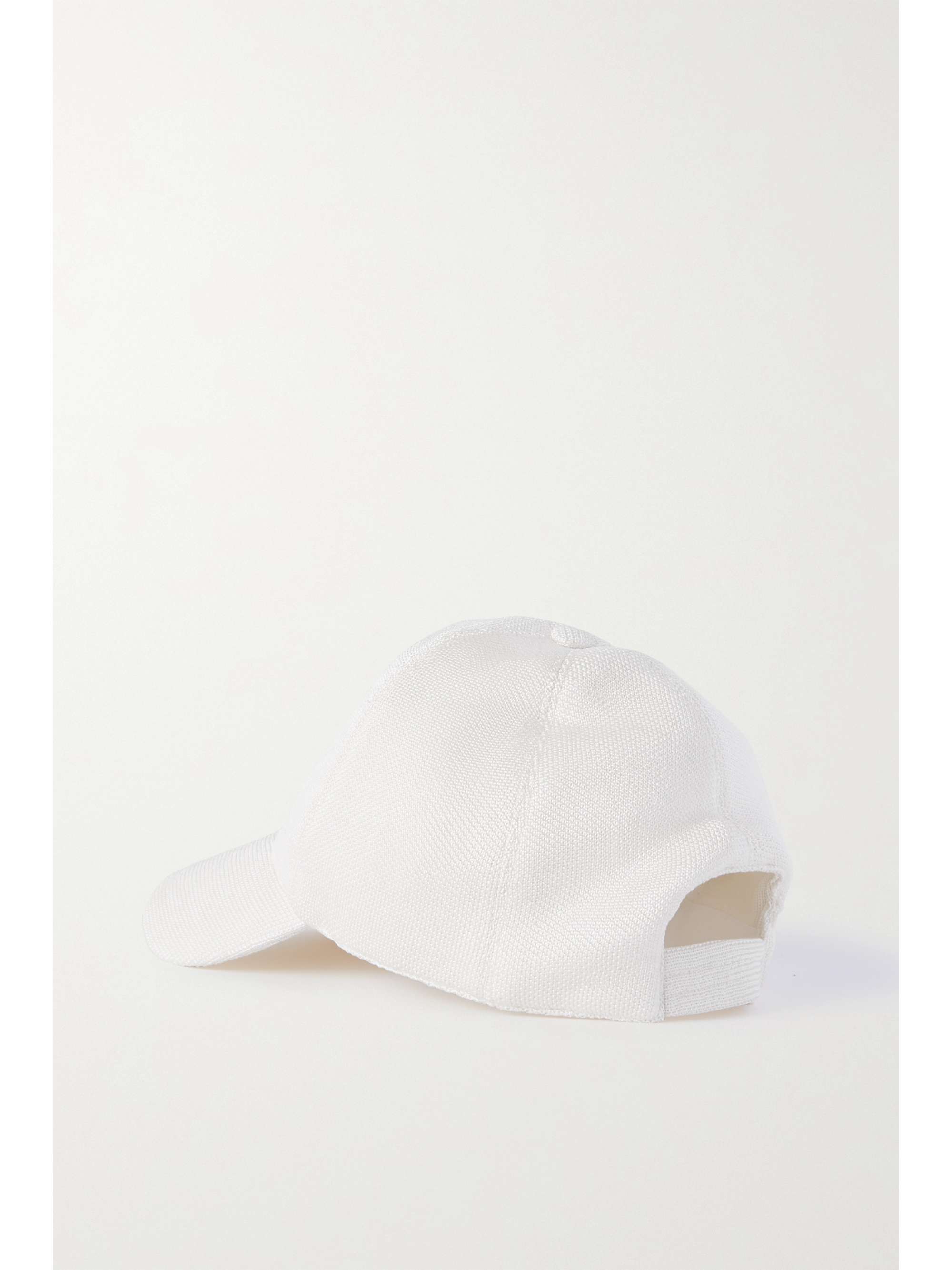 THE ROW Caspian silk-piqué baseball cap