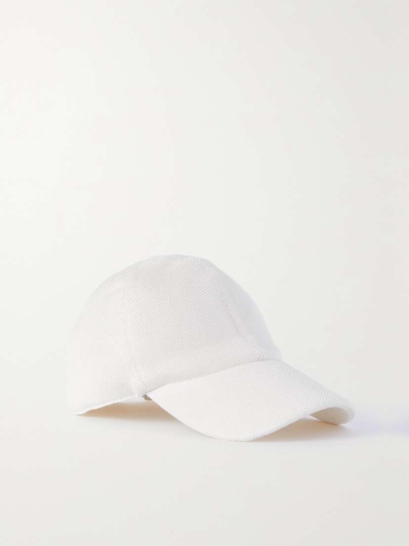 The Row Caspian ilk-piqué Baseball Cap
