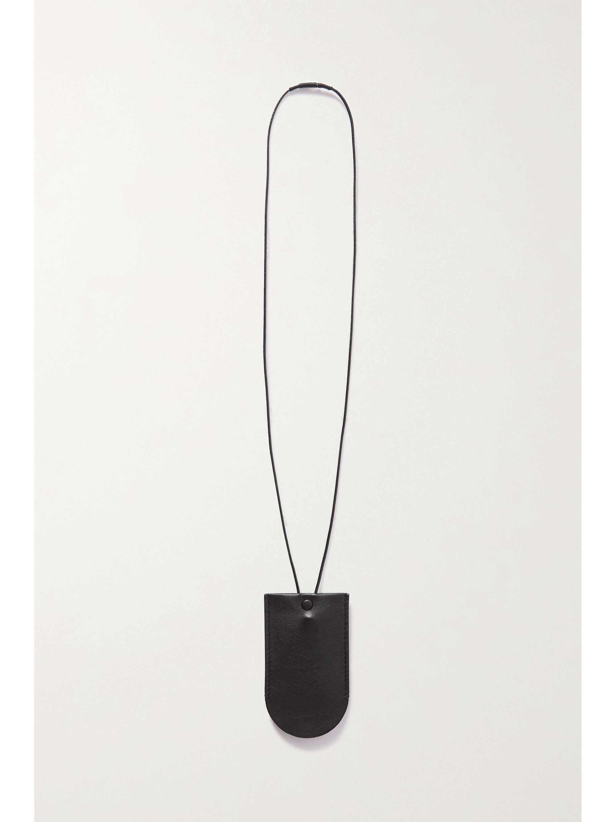 THE ROW Billy textured-leather keychain