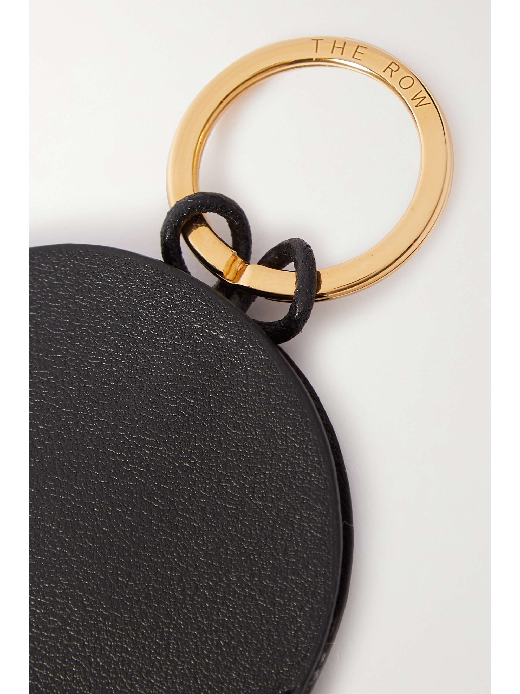 THE ROW Billy textured-leather keychain