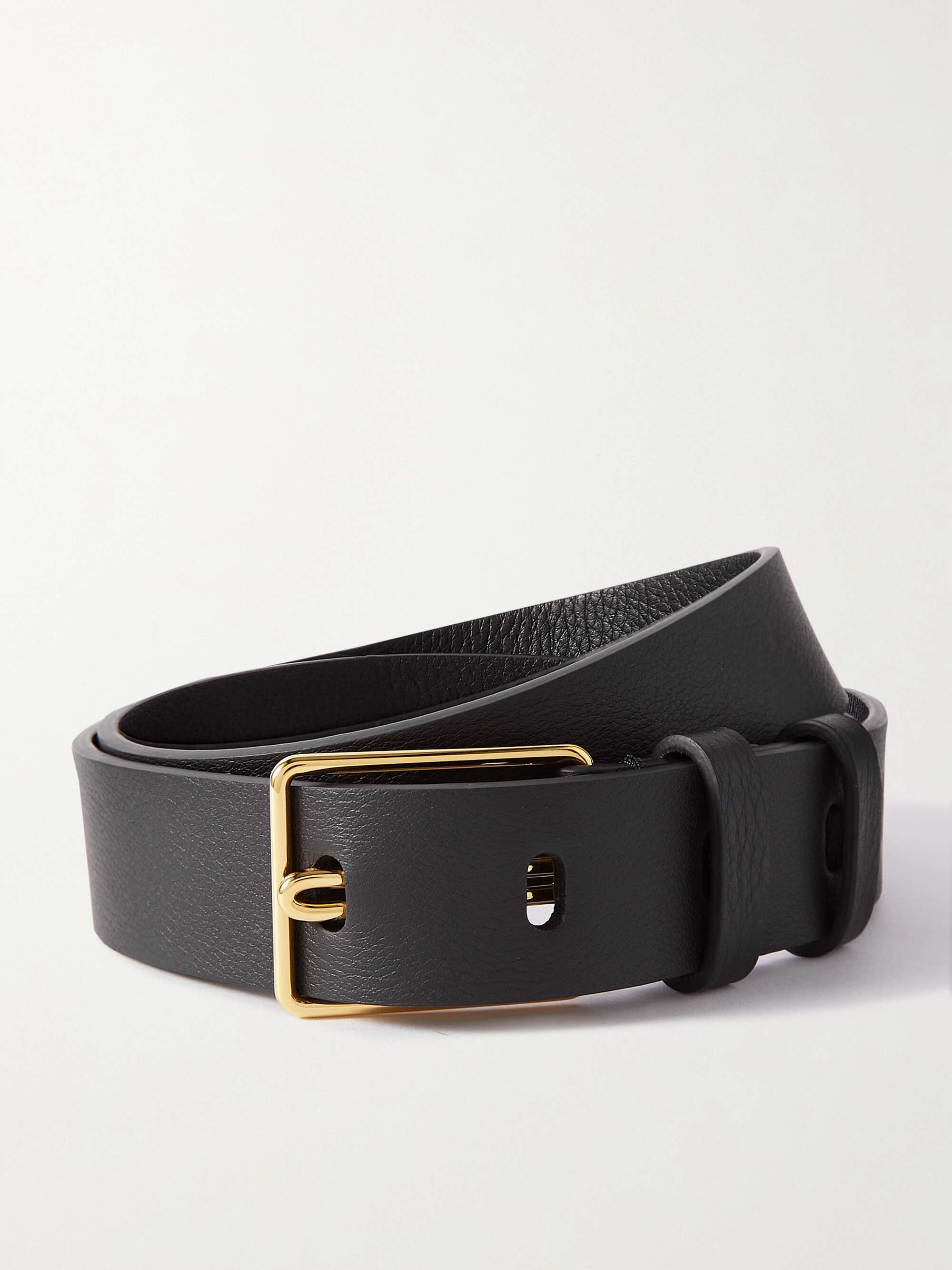 THE ROW Sydney textured-leather belt | NET-A-PORTER