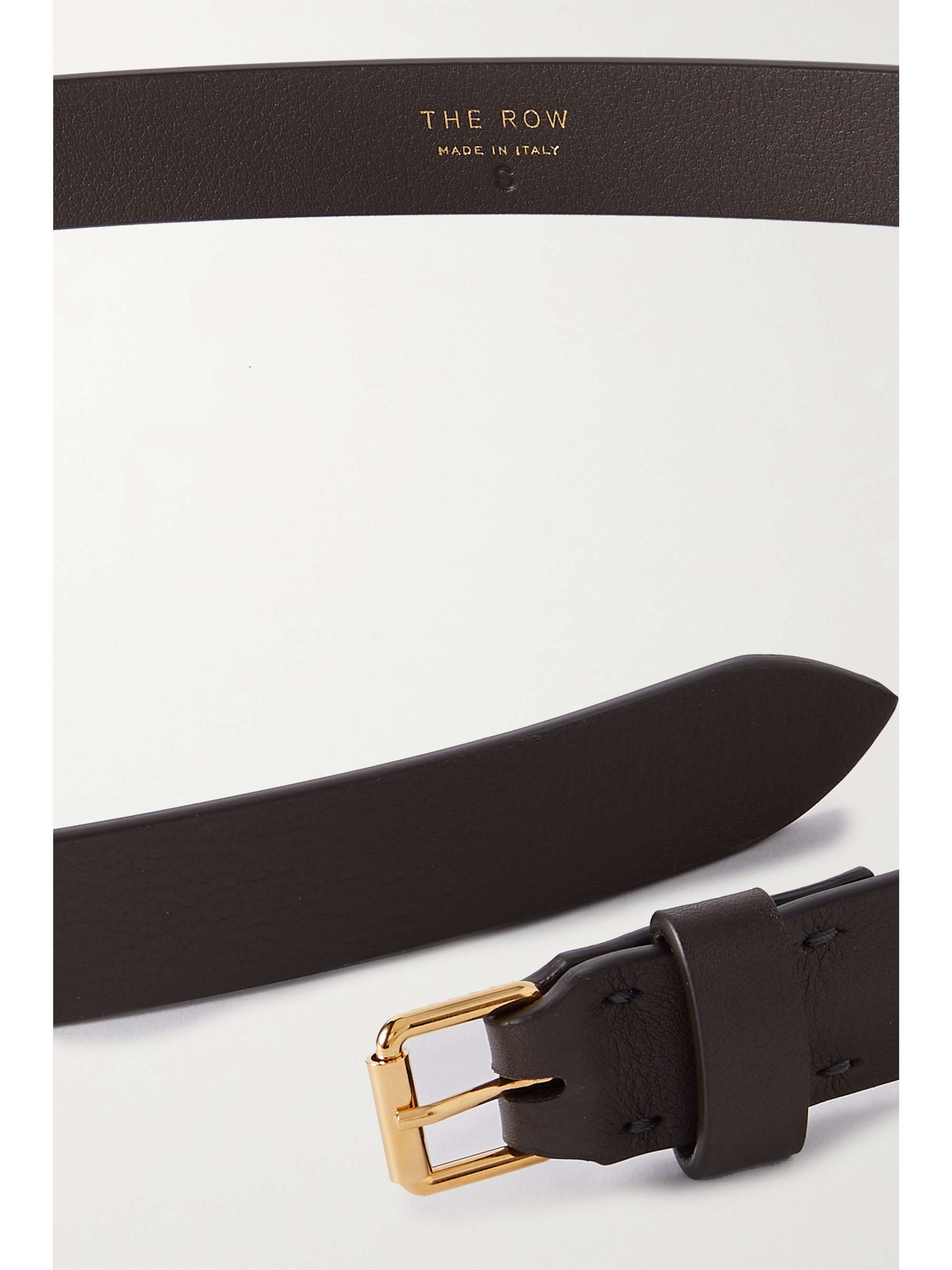 THE ROW Leather waist belt