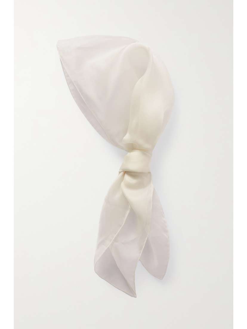 The Row Milette Silk-organza Head Scarf