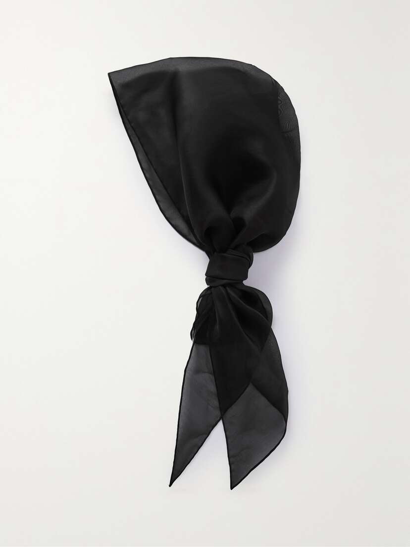 The Row Milette Silk-organza Head Scarf