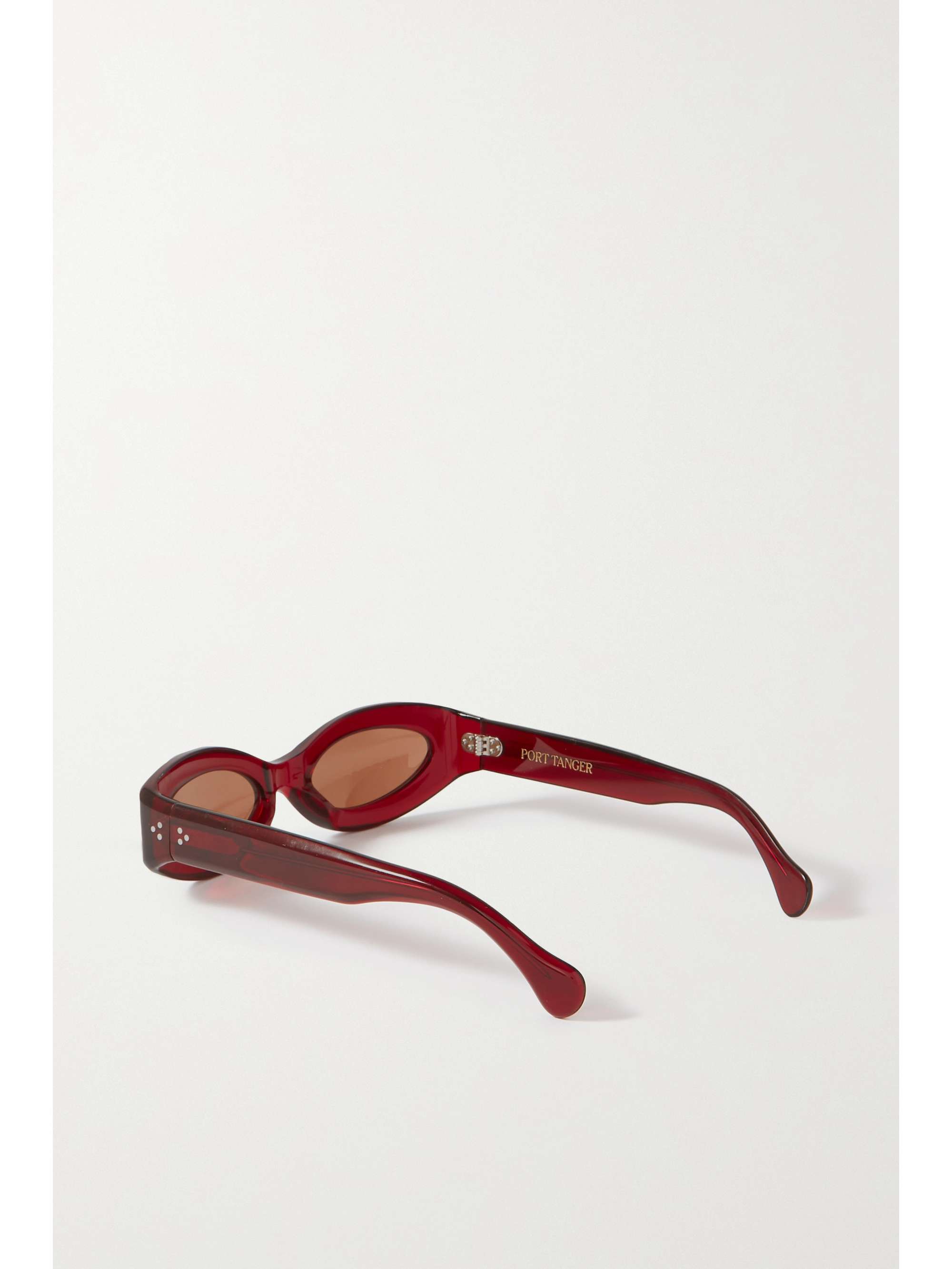 PORT TANGER Crepuscolo ovalframe acetate sunglasses NETAPORTER