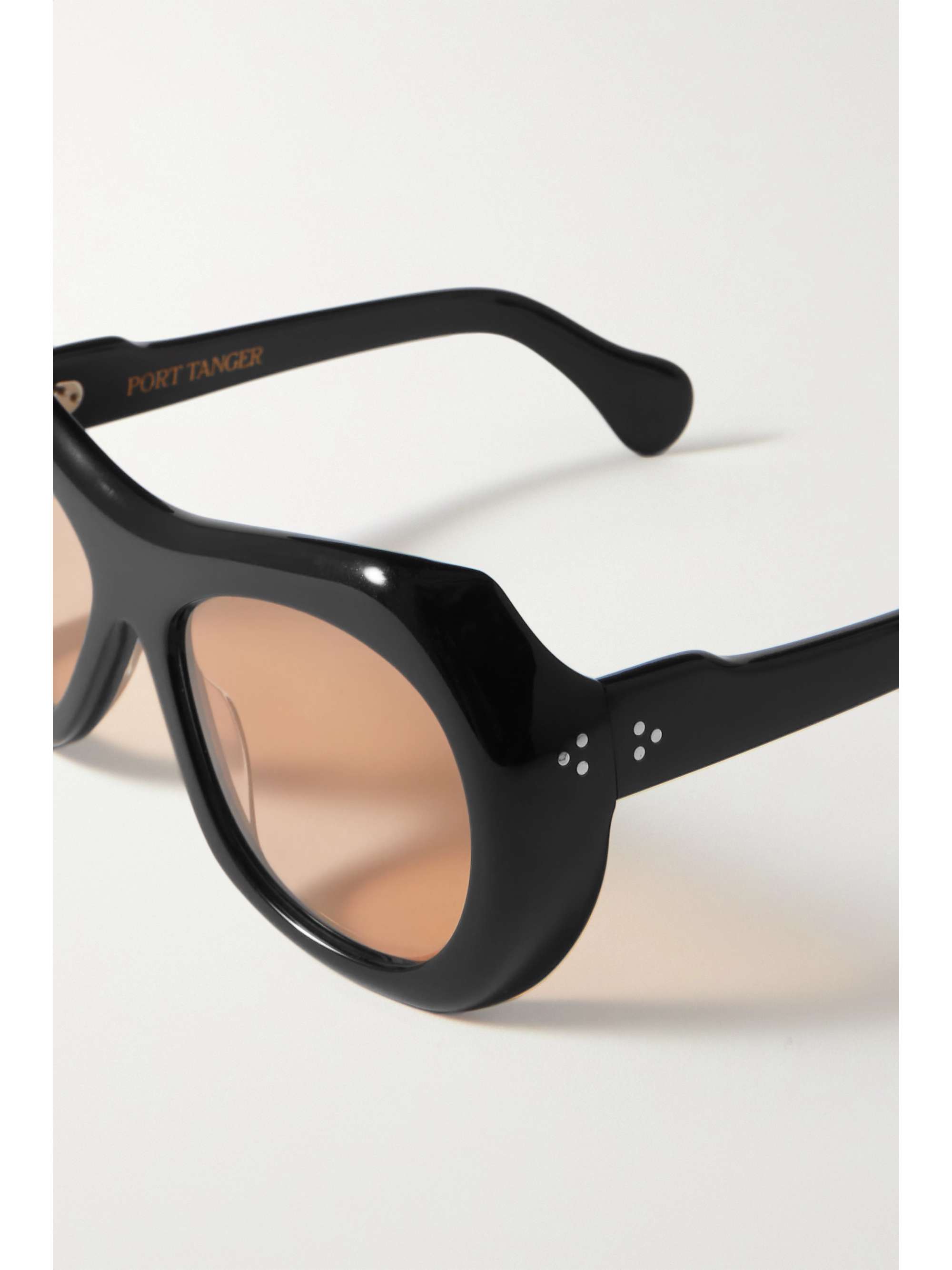 PORT TANGER Soledad roundframe acetate sunglasses NETAPORTER