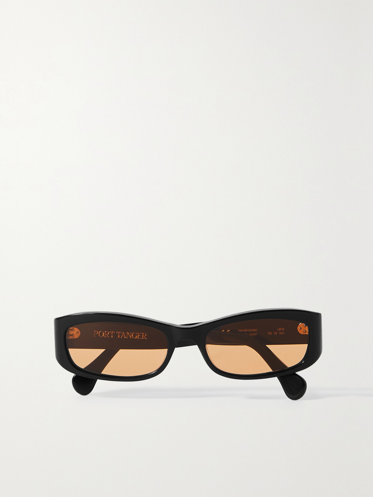 Port Tanger - Leila Square-frame Acetate Sunglasses - Black