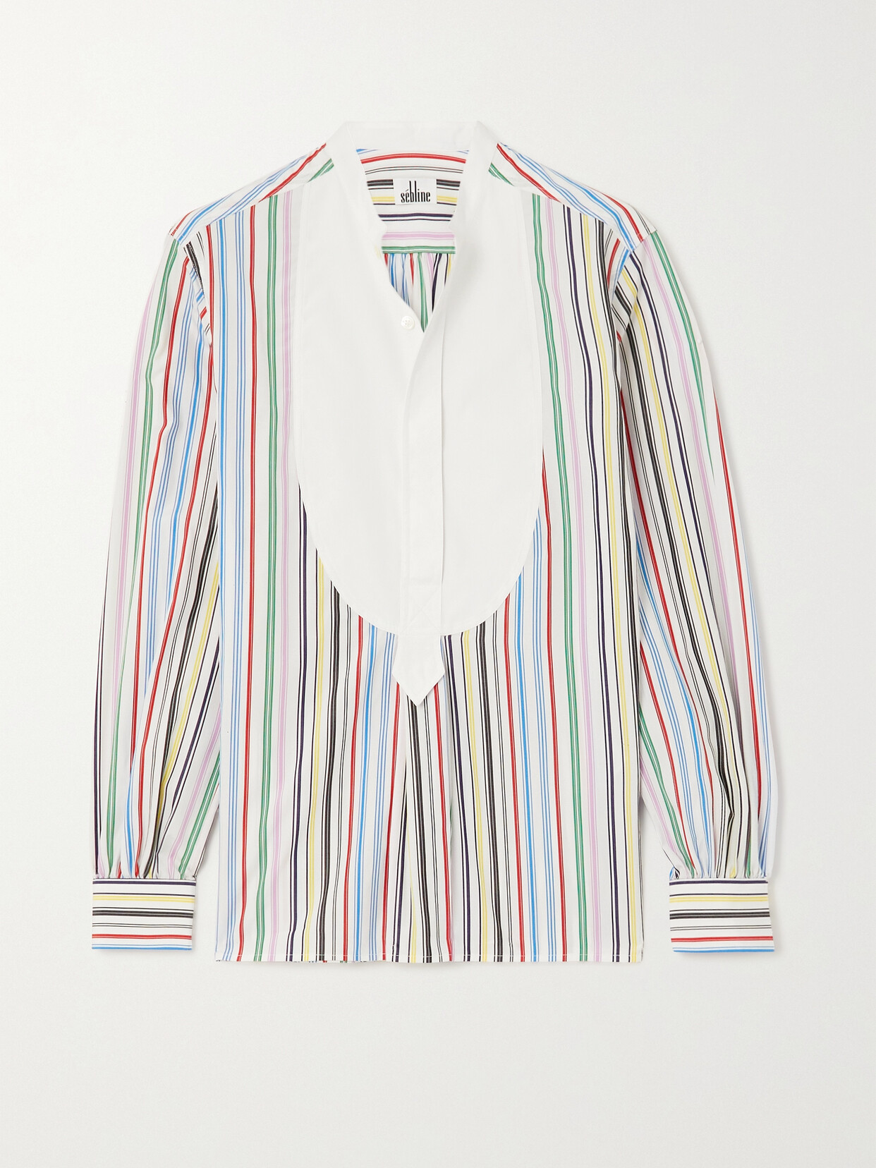 Sebline Striped Cotton-poplin Shirt